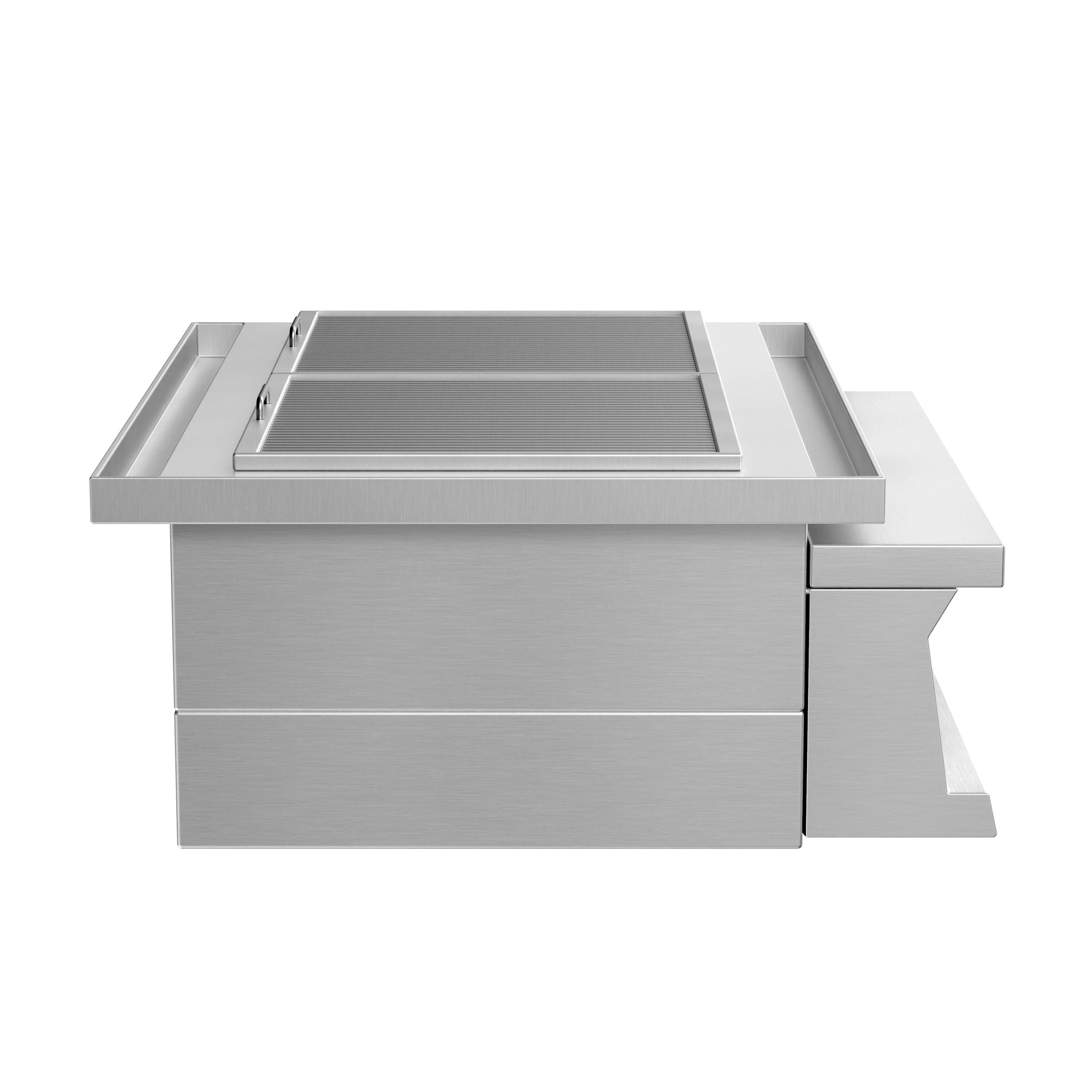 Stainless Steel Charcoal Grill - 810mm - 2 grill grates