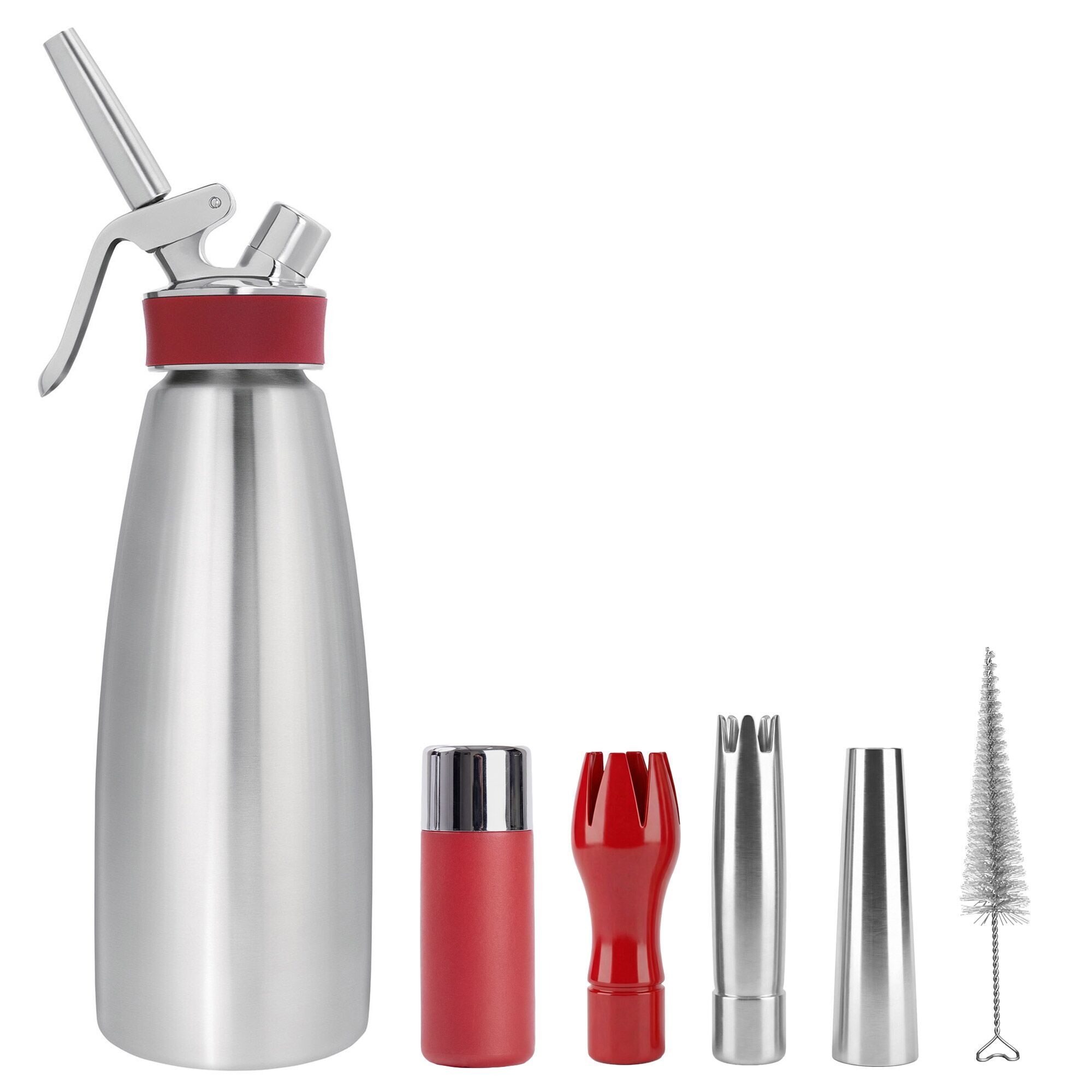 ISI | Gourmet Whip - Distributeur de crème - 1,0 litre - Acier inoxydable