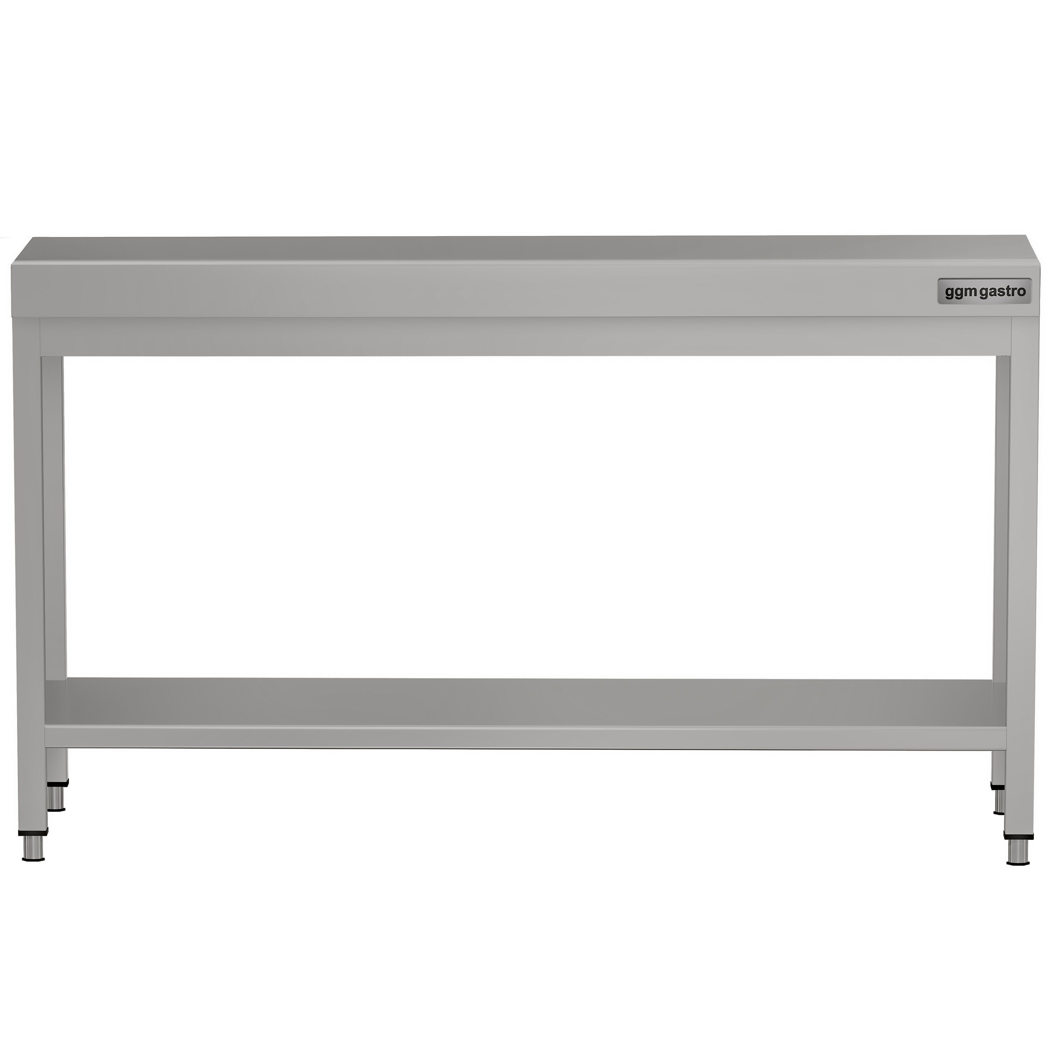 Table de travail en inox ECO – 1600 × 600 mm – avec tablette inférieure