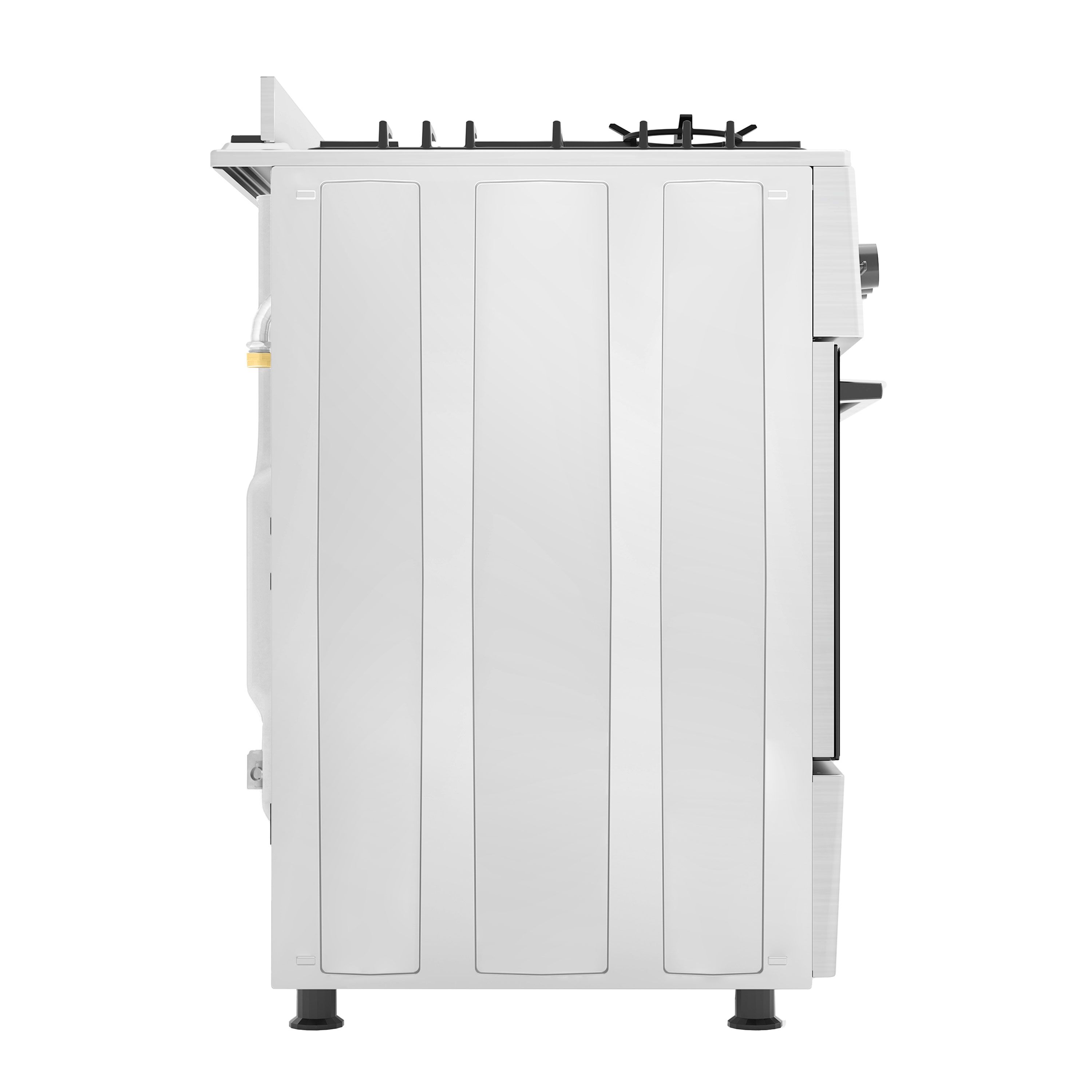 Commercial Gas Cooker – 4 Burners (8.4 kW) – 600 mm – with Electric Oven (3.85 kW)