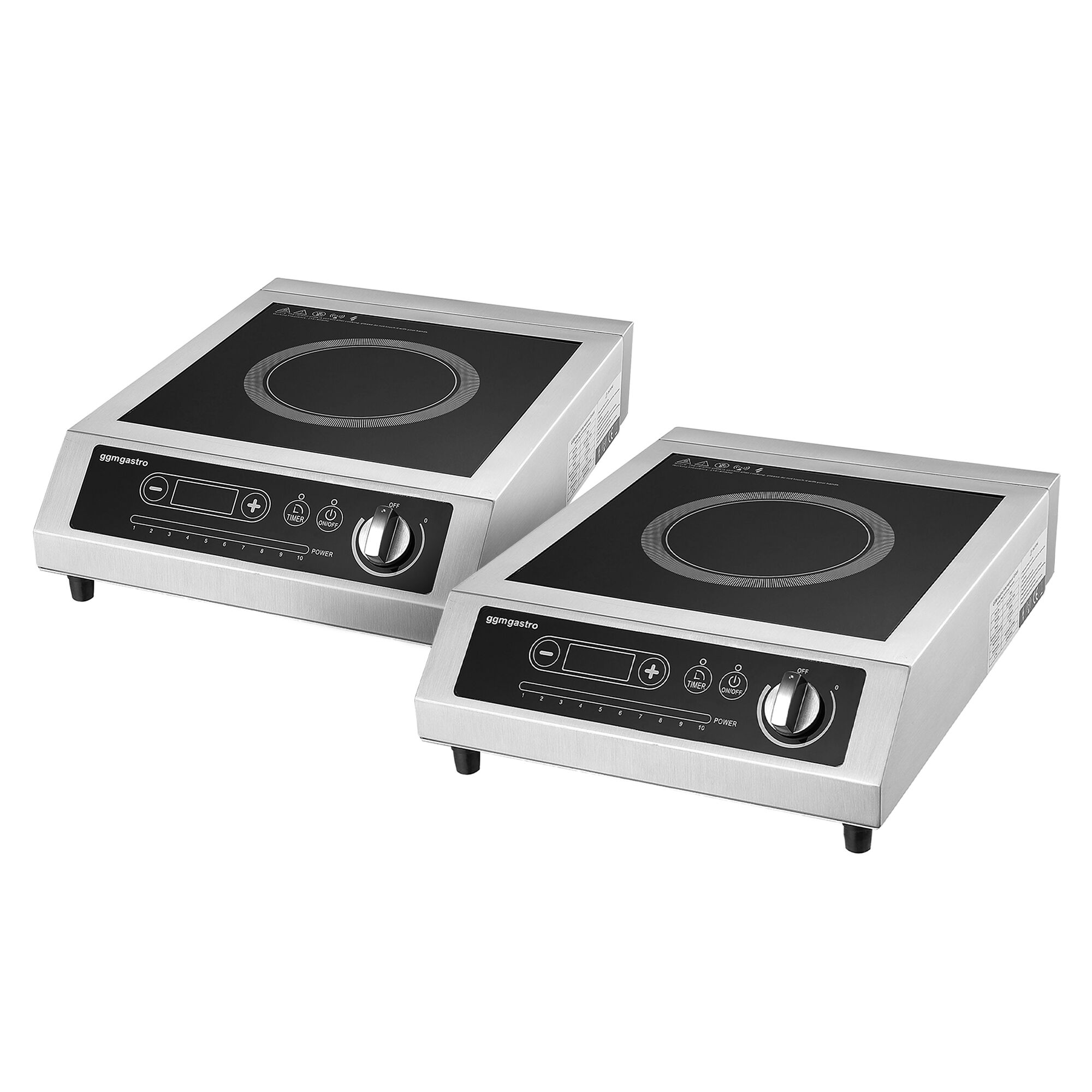 (2 pcs) Réchaud à induction à poser - 3,5kW - 1 foyer