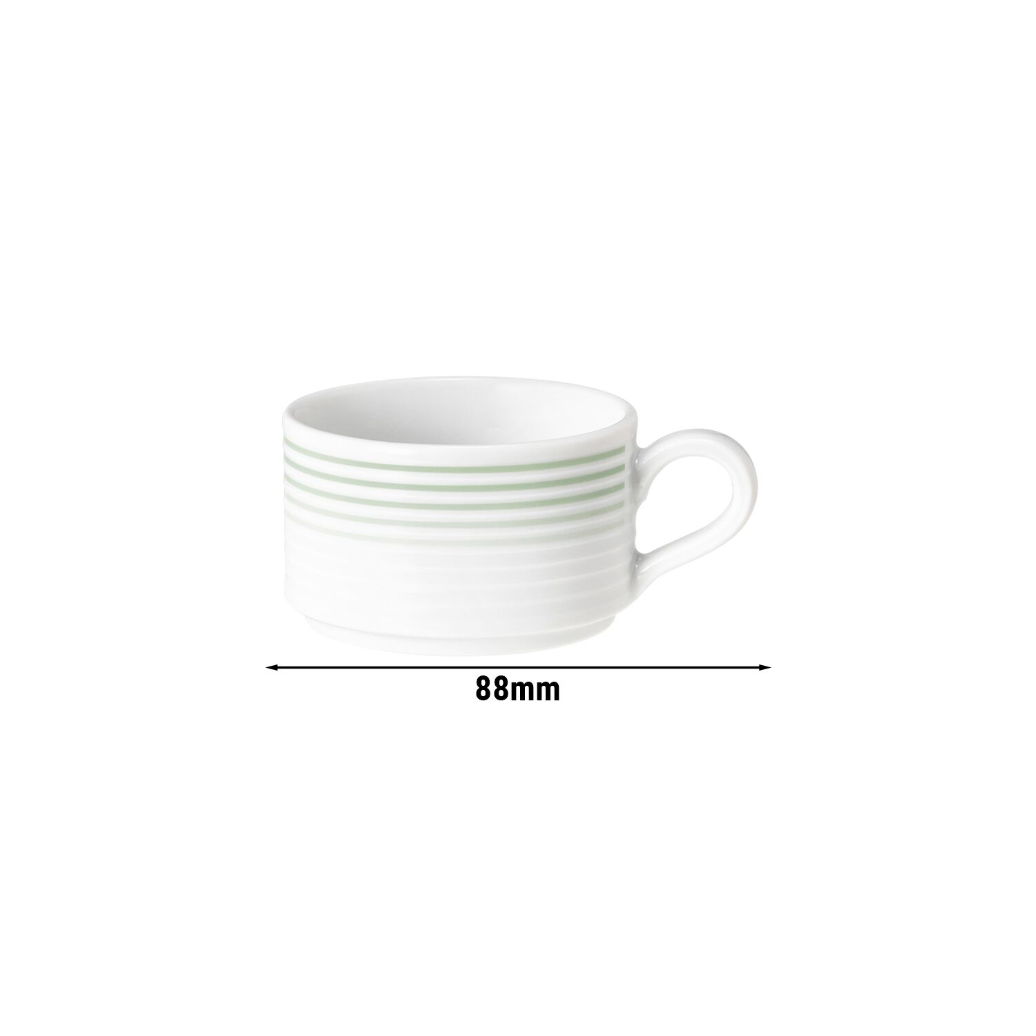 (6 pièces) SELTMANN WEIDEN | Tasse à moka – 90 ml – Vert sauge