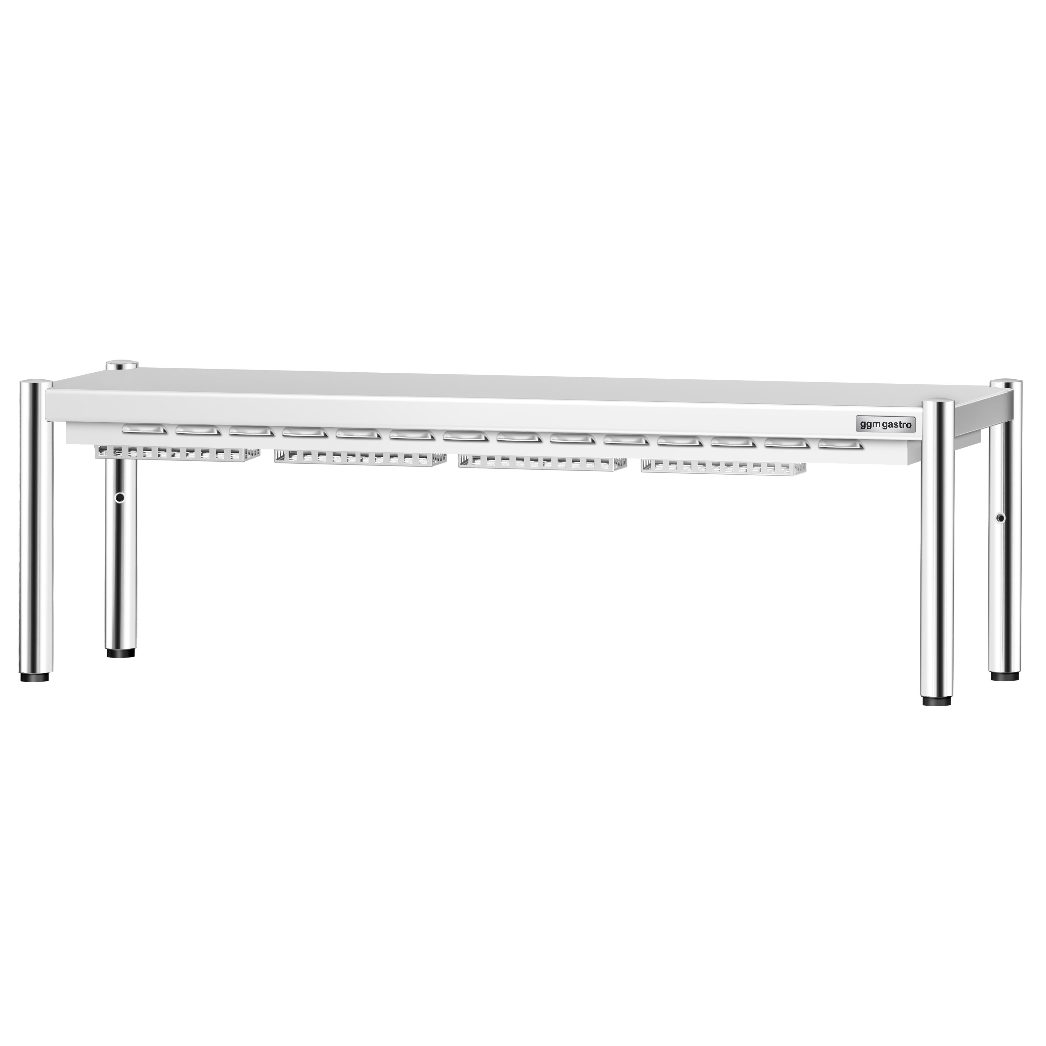 Pont chauffant PREMIUM infrarouge à résistance(s) céramique(s) - 1600x370mm - 1,4kW - 1 étage chauffant - réglable en hauteur