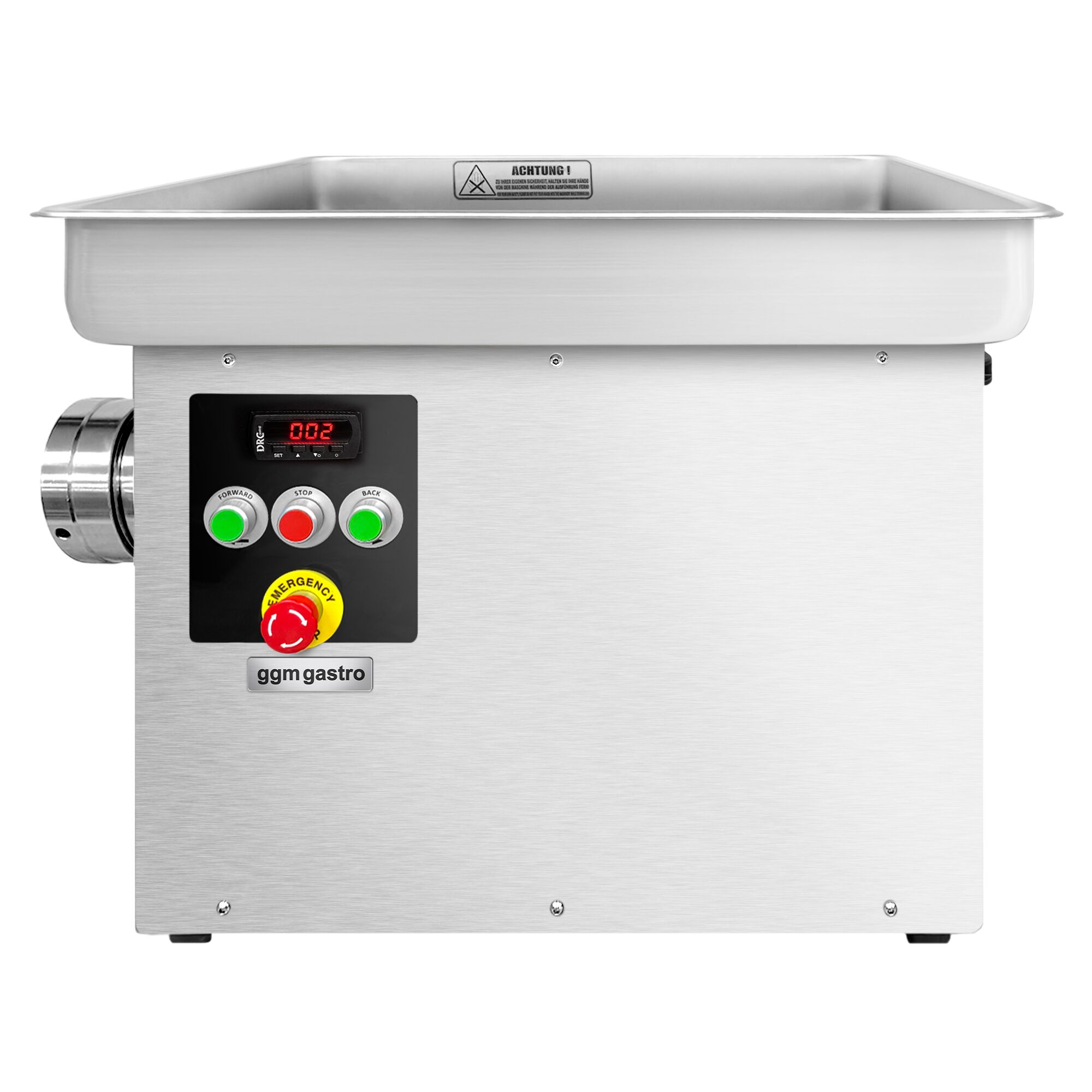 Elektrischer Fleischwolf 32 - 600kg/h - 3 kW - mit Kühlung