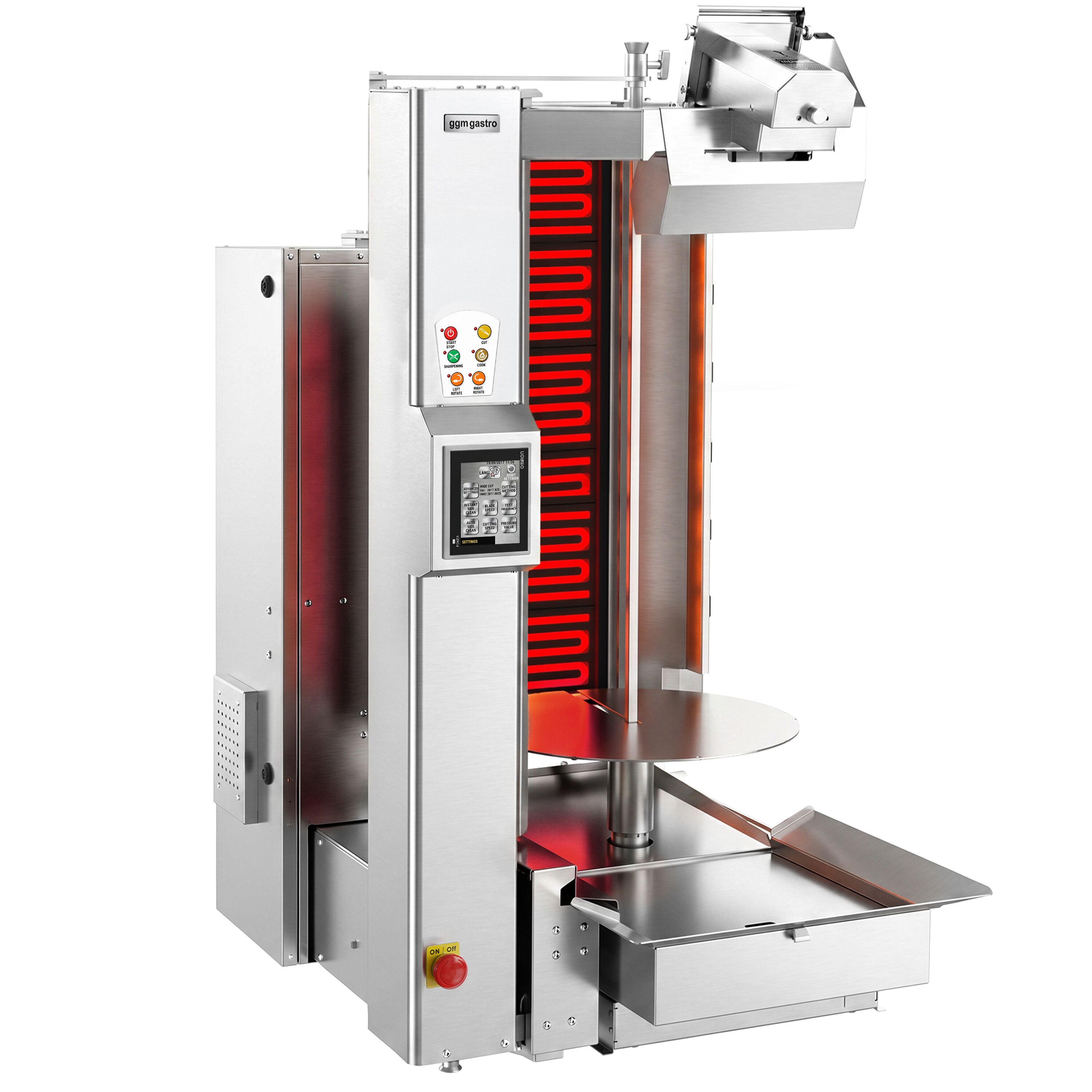 Elektrisk kebabrobot - 8,0 kW - max. 120 kg