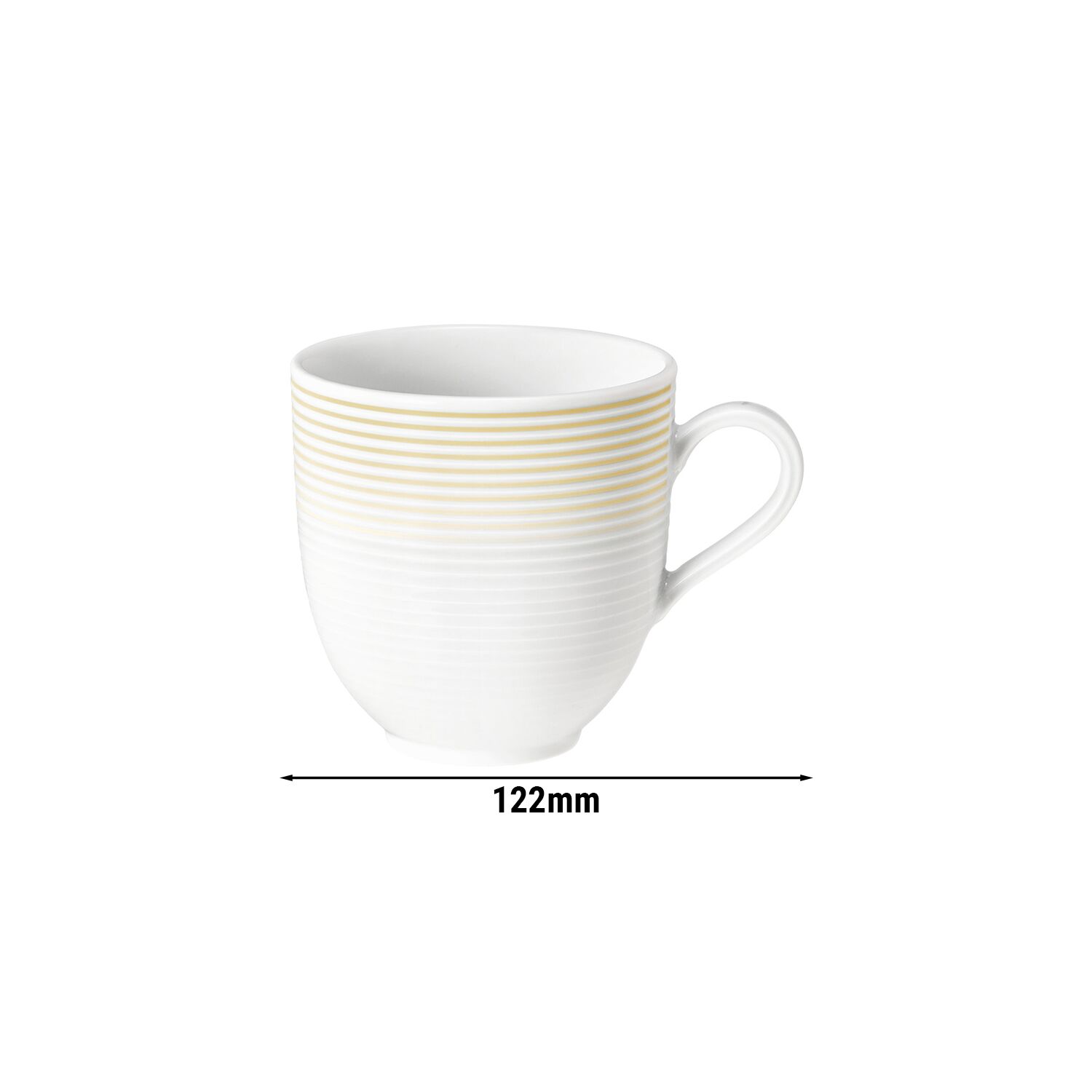 (6 st.) Seltmann Weiden - mjölk kaffekopp Tulpe - 0,37 liter
