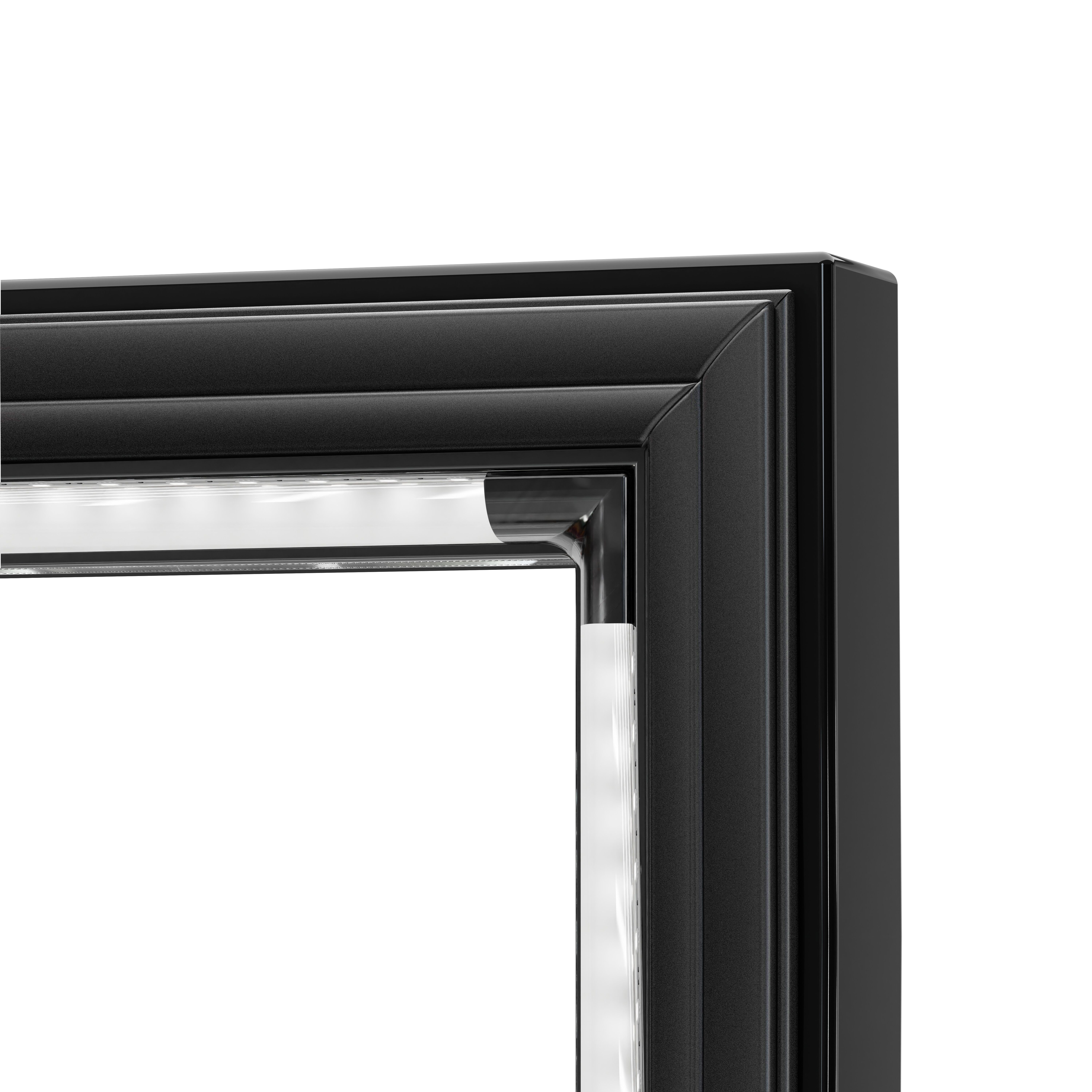 (2 pièces) Vitrine réfrigérée à boissons - 2400 litres - design sans cadre - avec 4 portes vitrées et écran publicitaire