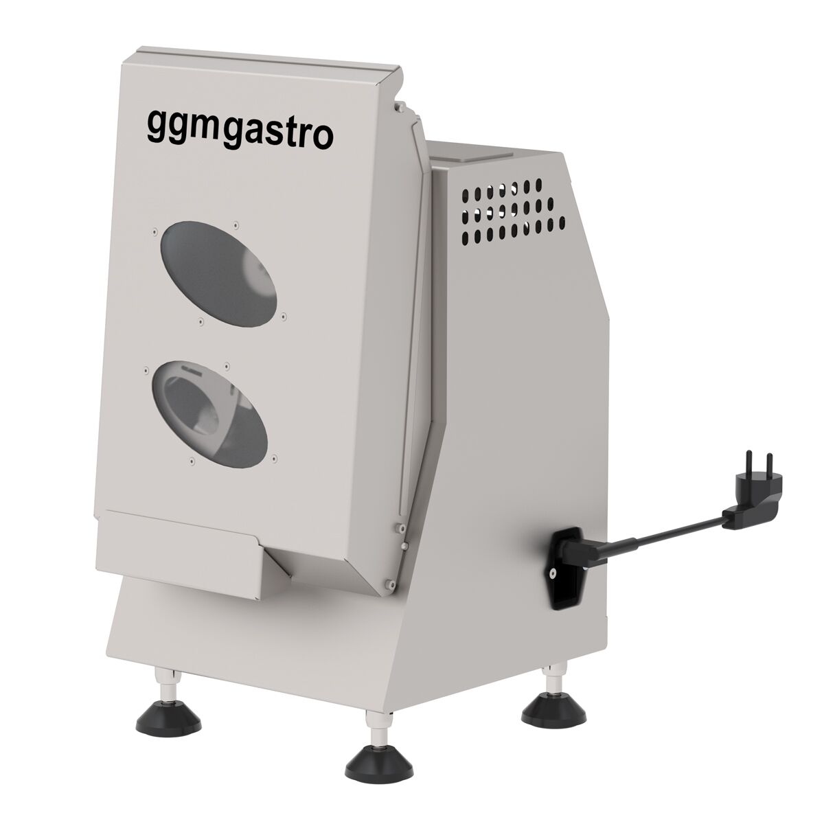 Aiguiseur pour couteaux à kebab (Ø70-200mm) - Acier inoxydable - 242x294x509mm - pour Robot à kebab