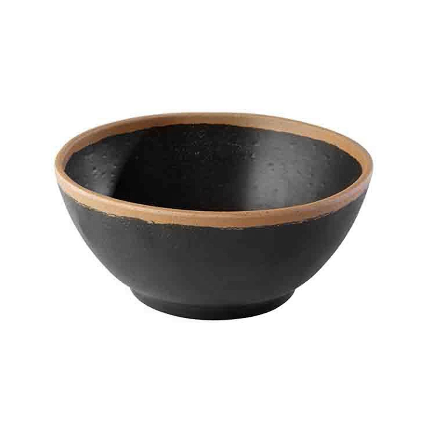 (6 pcs) Coupe - CROCKER - Mélamine - 0,7L - Ø 160mm - Profondeur : 70mm - Brown/Terracotta