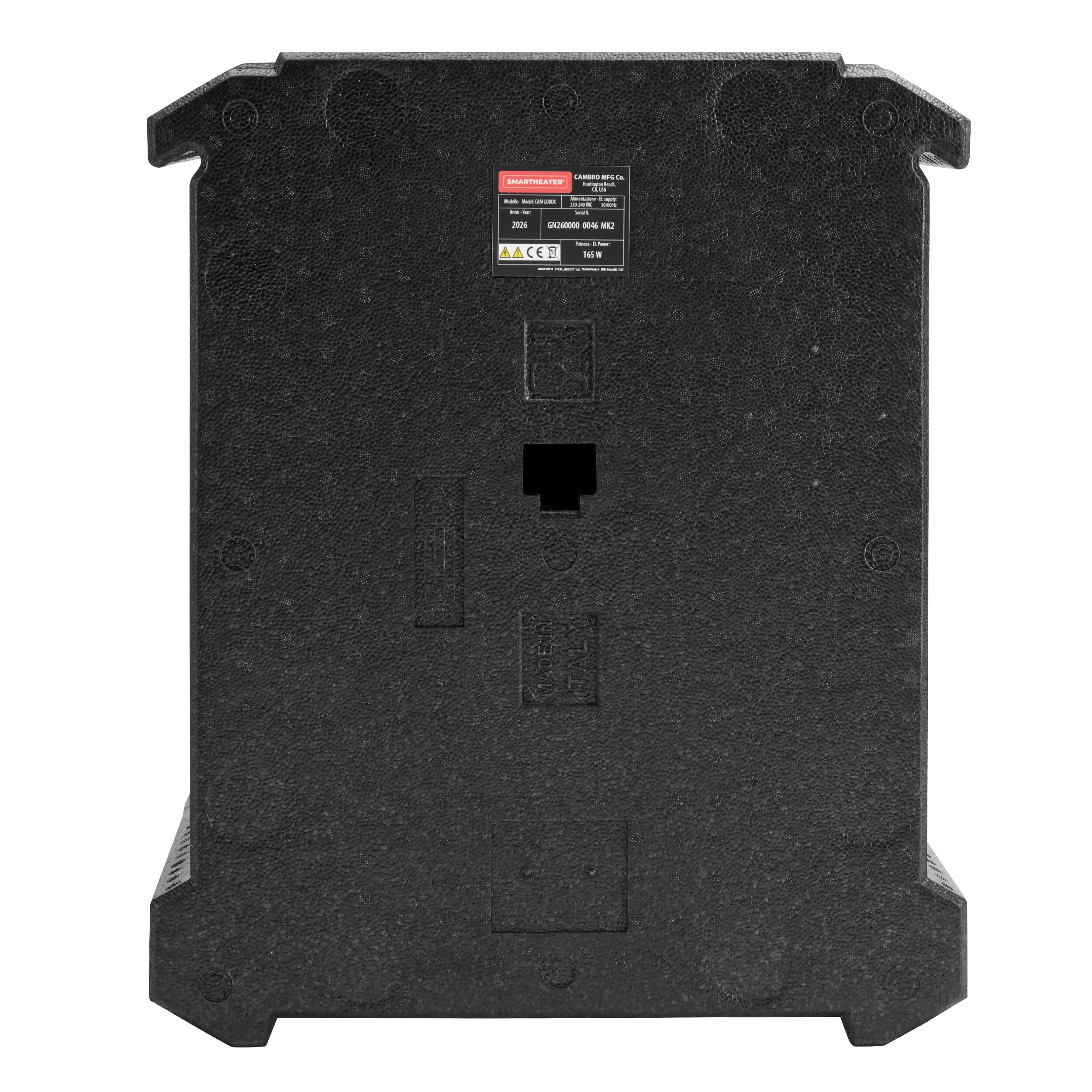 CAMBRO | Cam GoBox® – Smart Heater – elektrická ohřívací nádoba – s předním plněním – GN 1/1