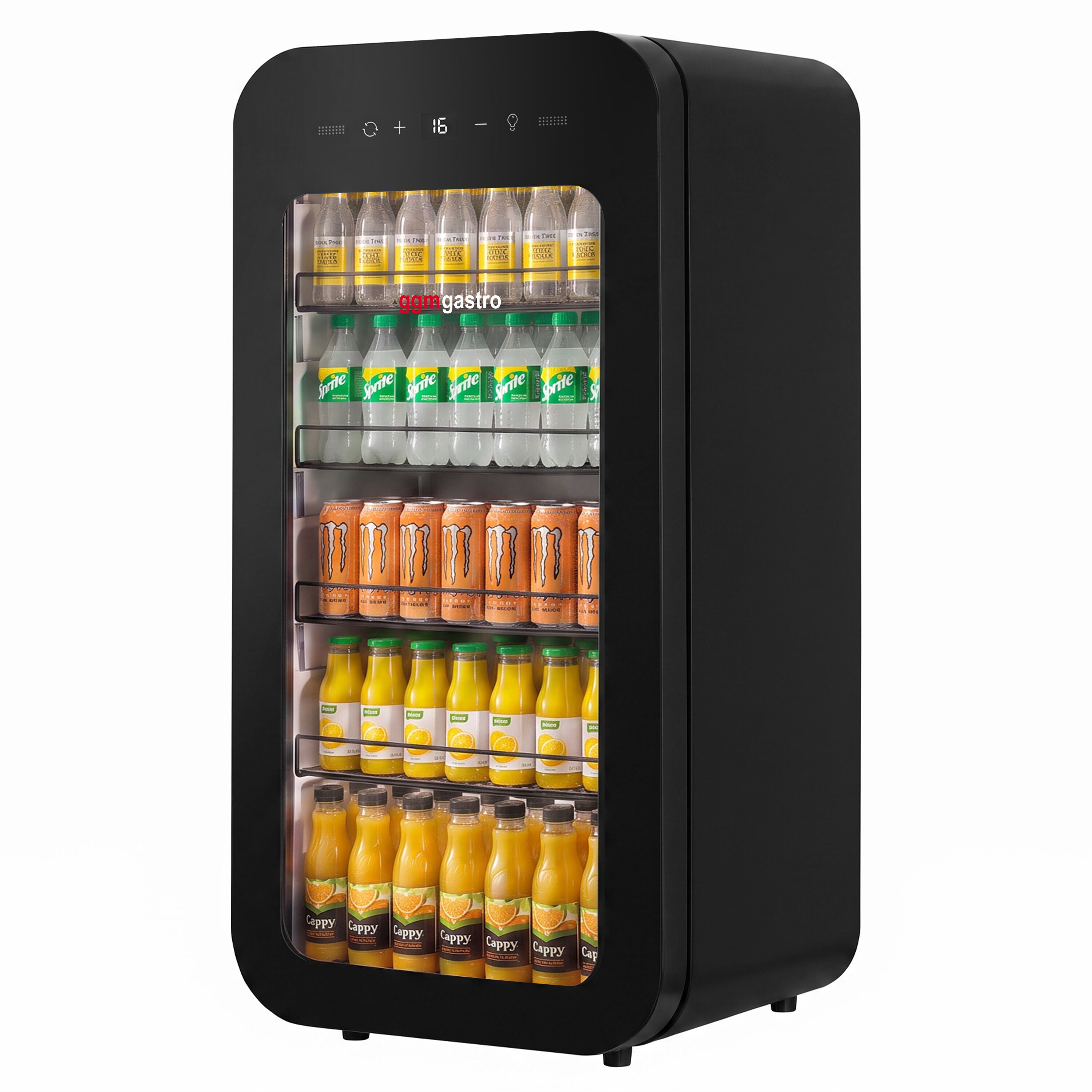 Minibar fridge - 450mm - 67 litres - with 1 glass door