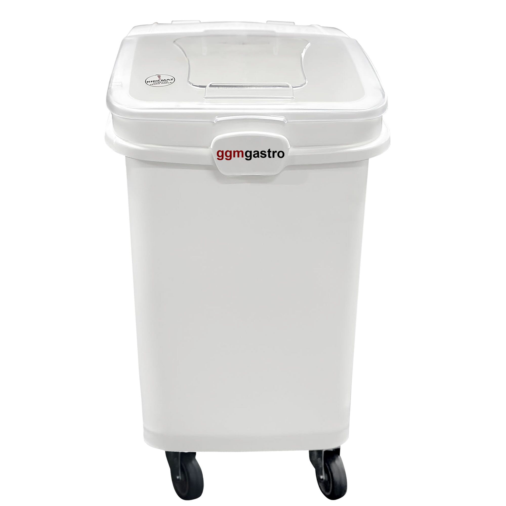 Mehlwagen / Zutatenwagen - 100 Liter - Polypropylen - Rollbar