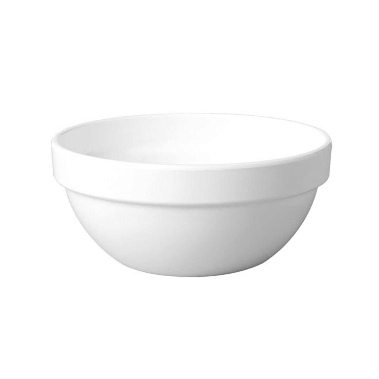 (6 pcs) Coupe - CASUAL MAXI - Mélamine - 0,5L - Ø 140mm - Profondeur : 65mm - Blanc