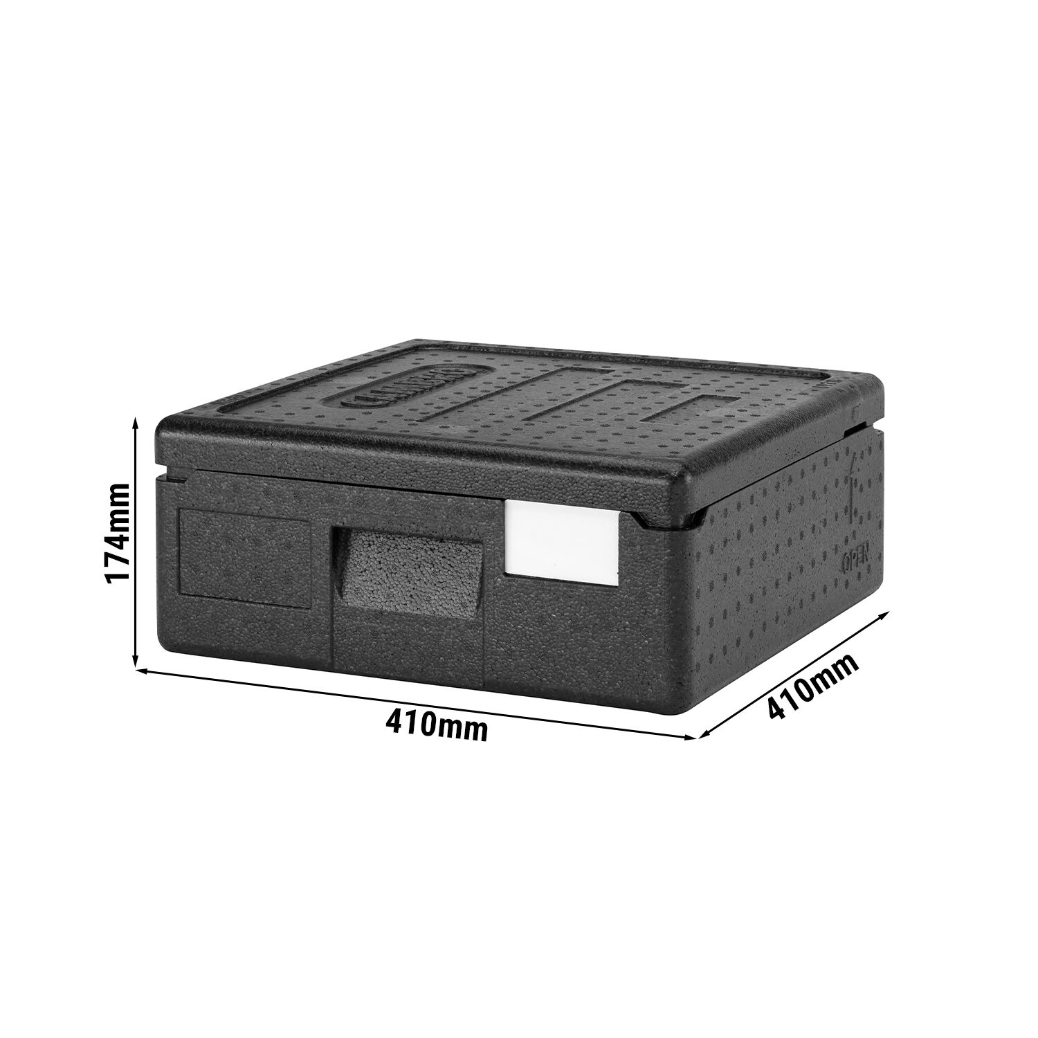 CAMBRO | CAM GOBOX® - insulated pizza delivery box - top-loading - for 2 pizzas - black