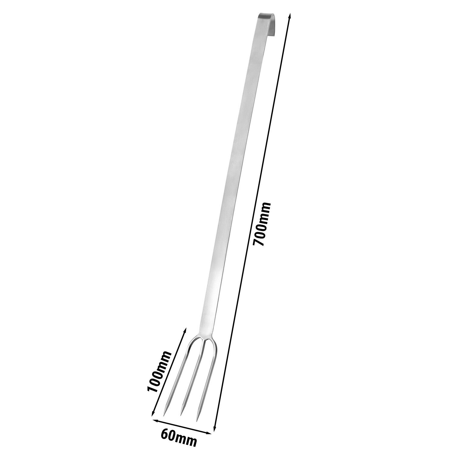 (4 pcs) Fourchette à découper - 700mm - 3 dents