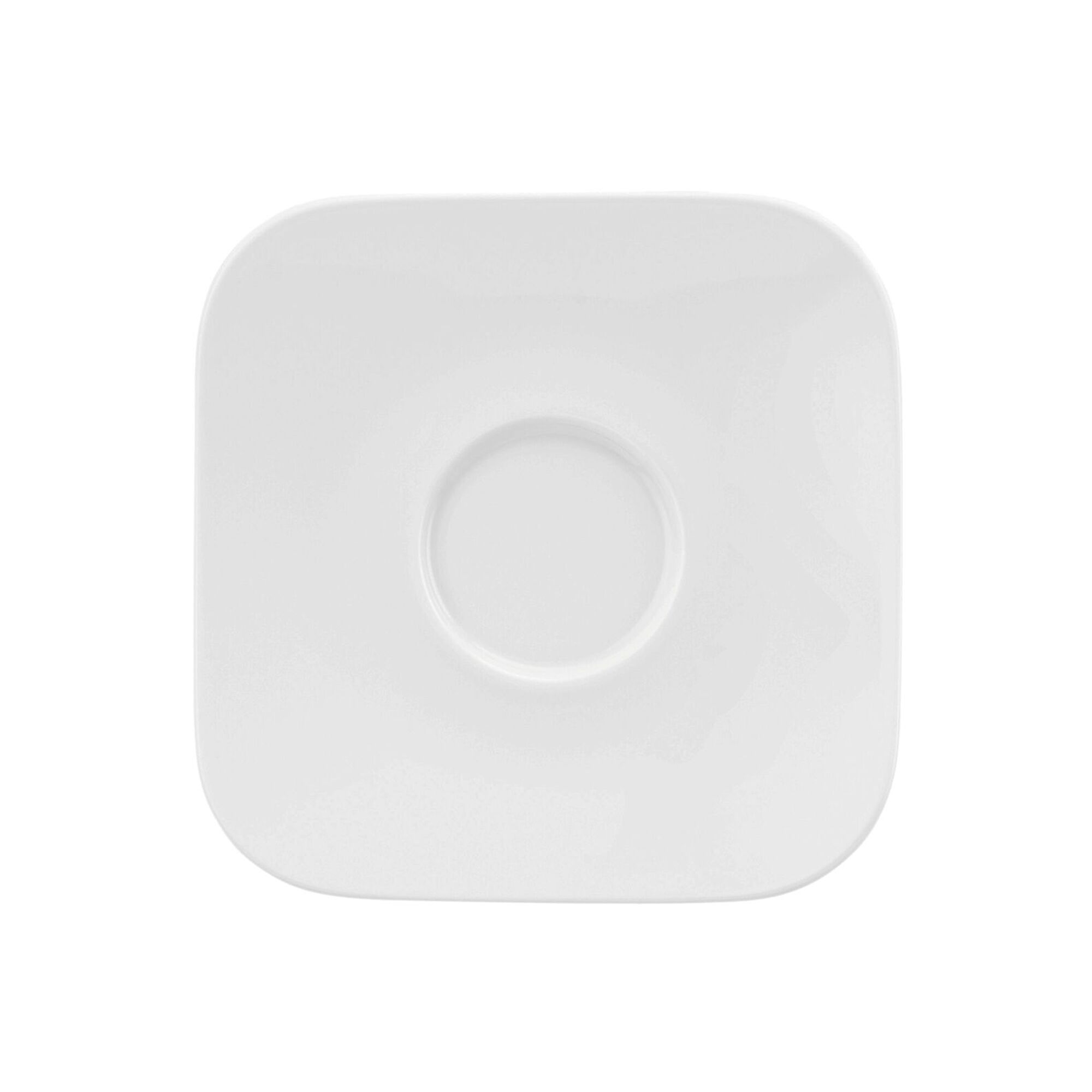 (6 pièces) SELTMANN WEIDEN | Soucoupe - grande et carrée - 160 x 160 mm - Blanc