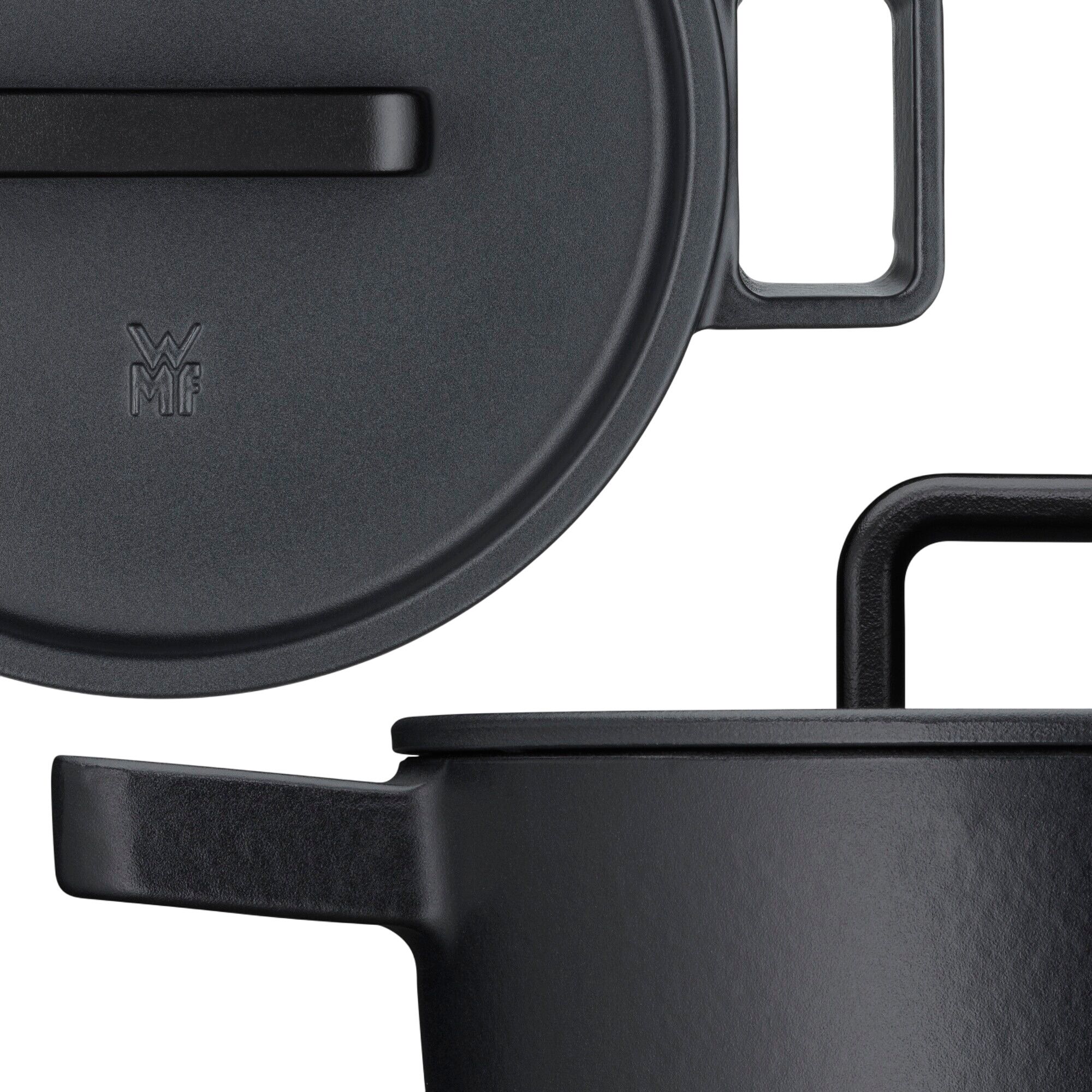 WMF | FLAVOUR – Marmite – Ø 240 mm – Fonte – 5,2 litres – incl. couvercle – Noir