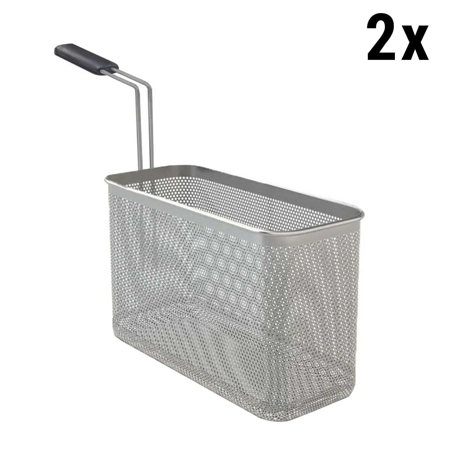 2x 1/2 Panier à pâtes - 330x140x200mm - Inox - compatible avec GNB499E & GNB899E & ENB499P - Série 700