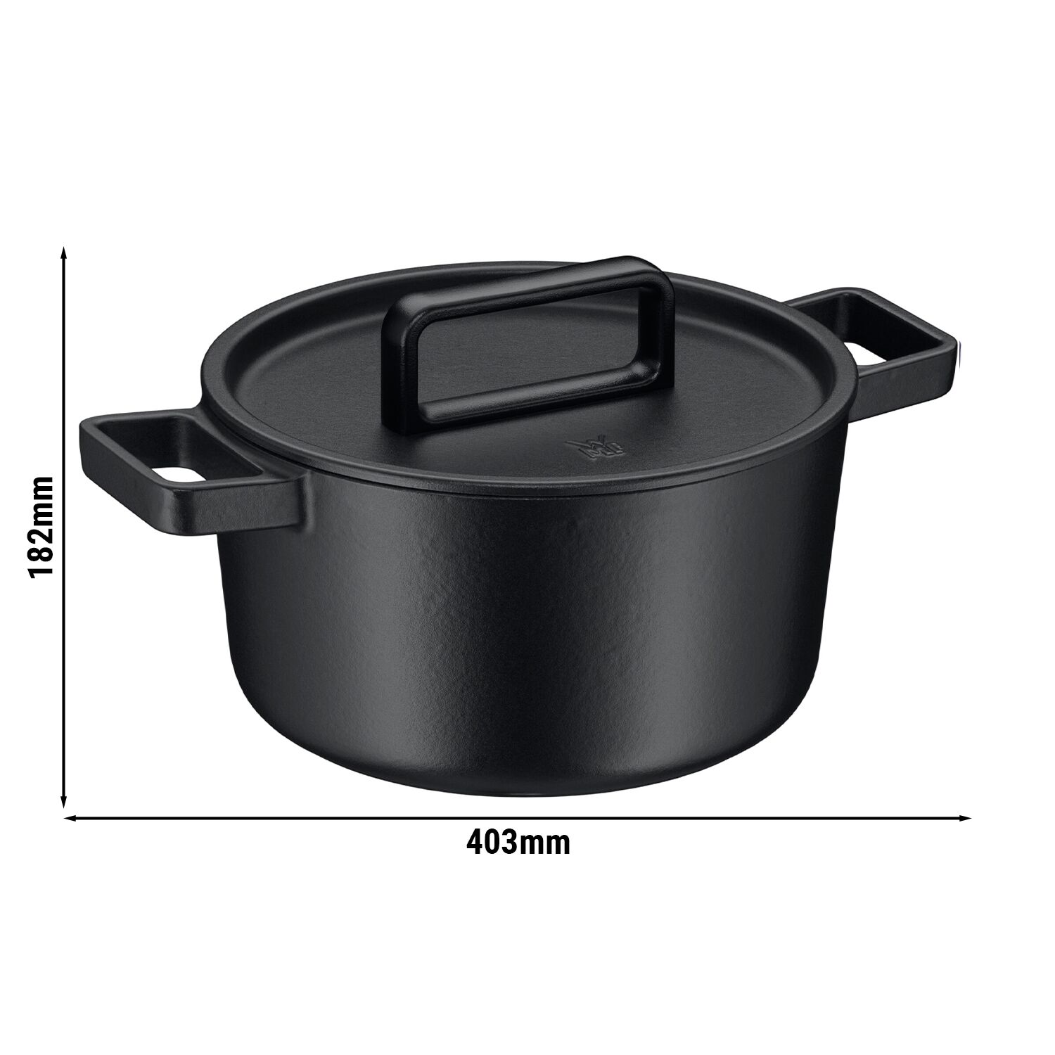 WMF | FLAVOUR – Marmite – Ø 240 mm – Fonte – 5,2 litres – incl. couvercle – Noir