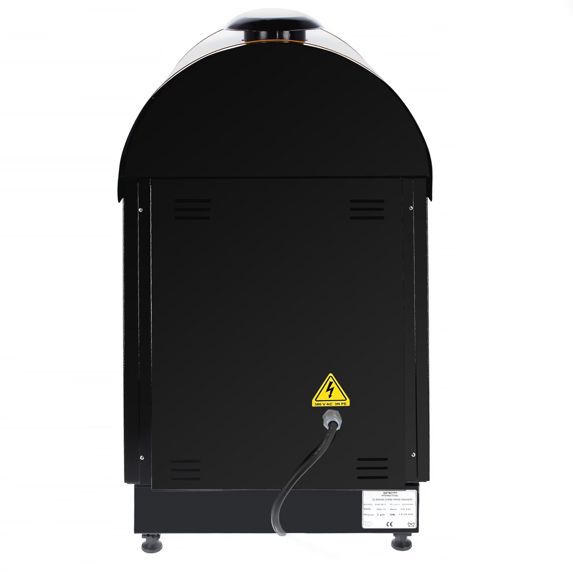 Commercial Electric Jacket Potato Oven - Digital Controls - 4.5kW - 380V - 500x980x700mm - with 3 drawers