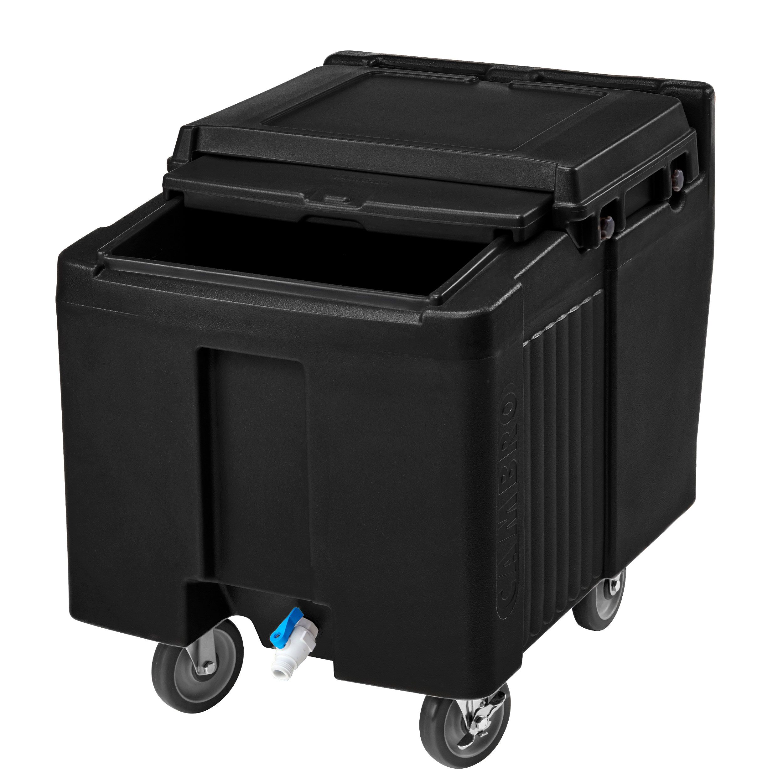 Cambro | Chariot à glace - 57 kg - Noir