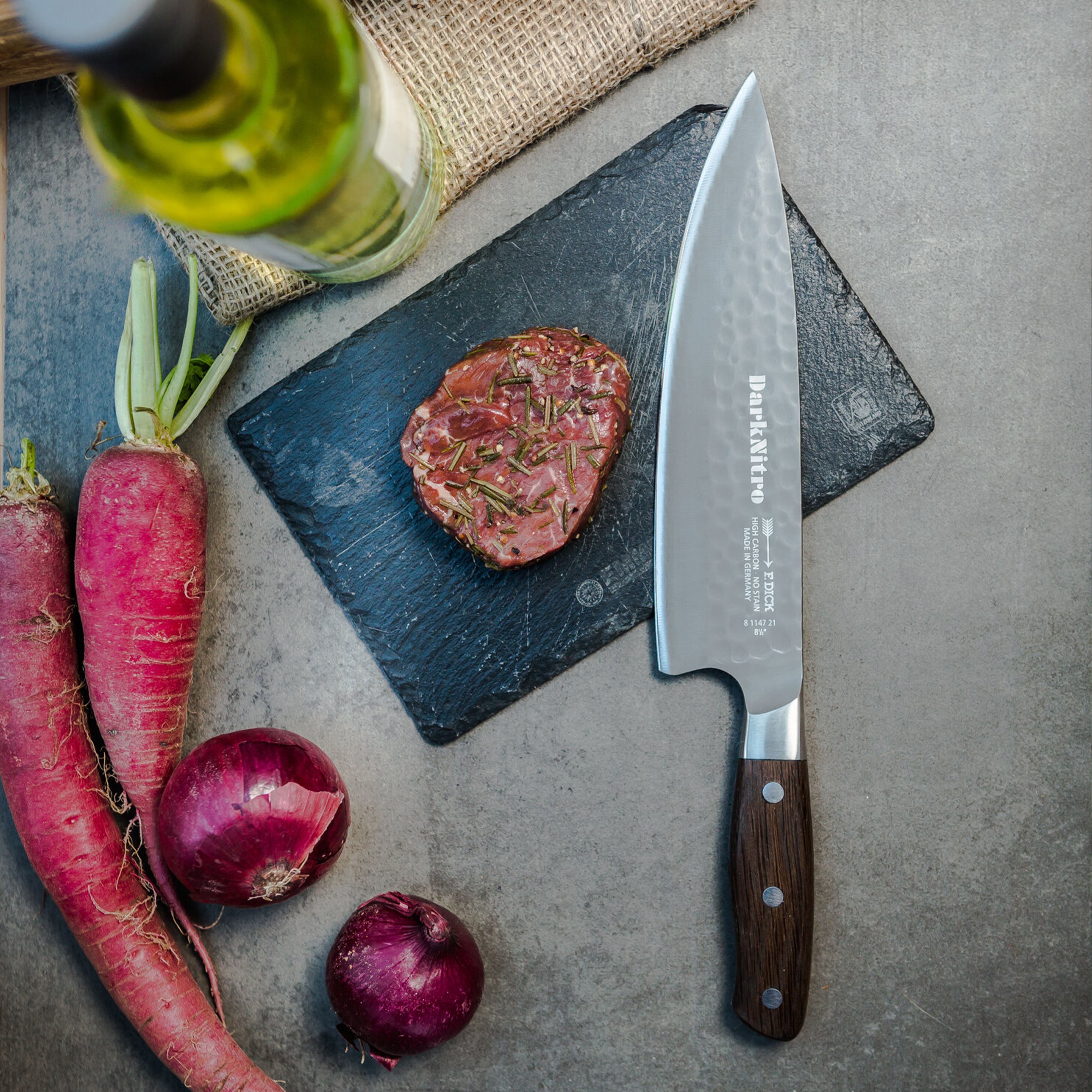 F. DICK | DarkNitro – Kockkniv – Blad: 210 mm