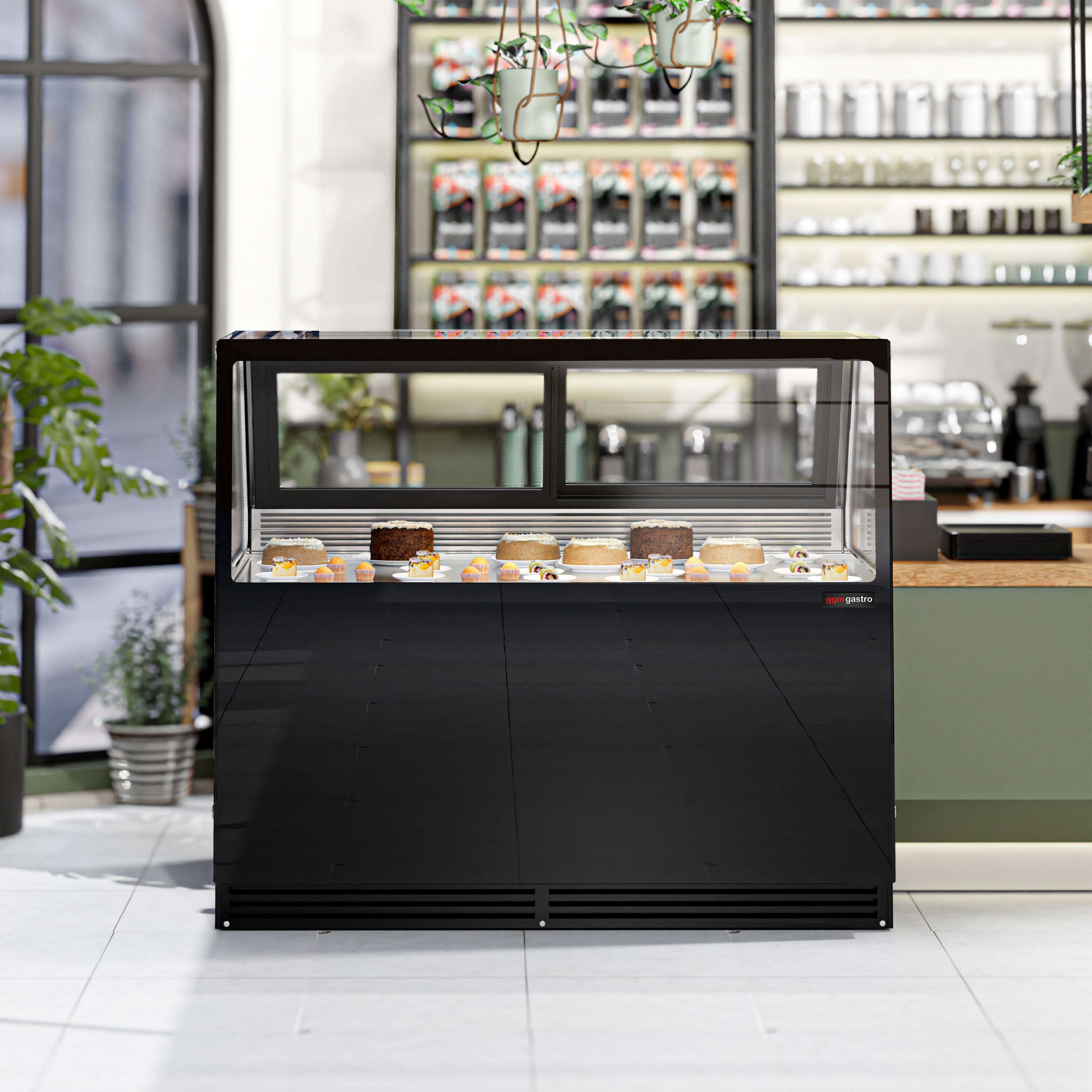 Serve Over Counter KAISA - 1500x1048mm - double glazing - capacity 420 litres