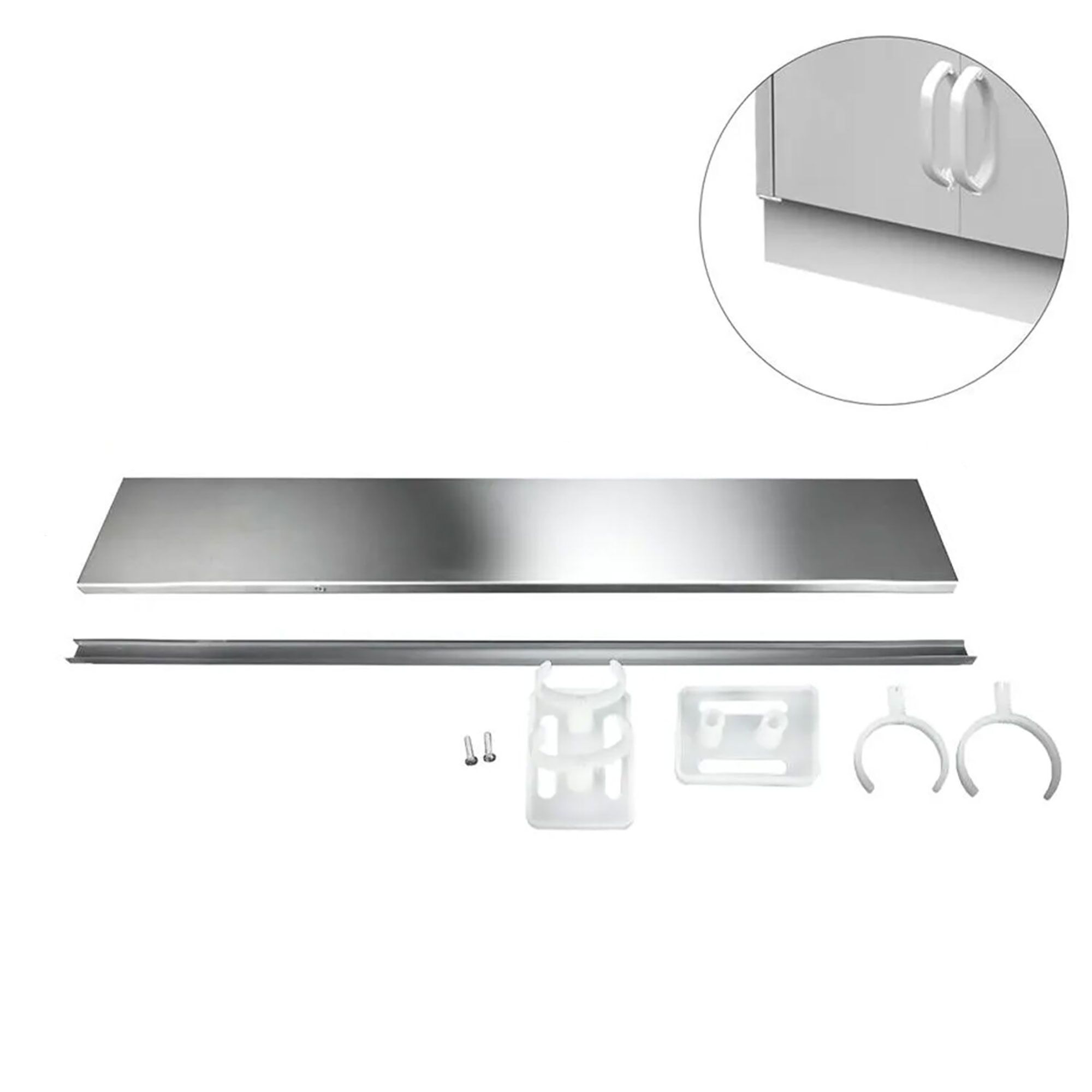 Socle en inox – longueur : 600 mm
