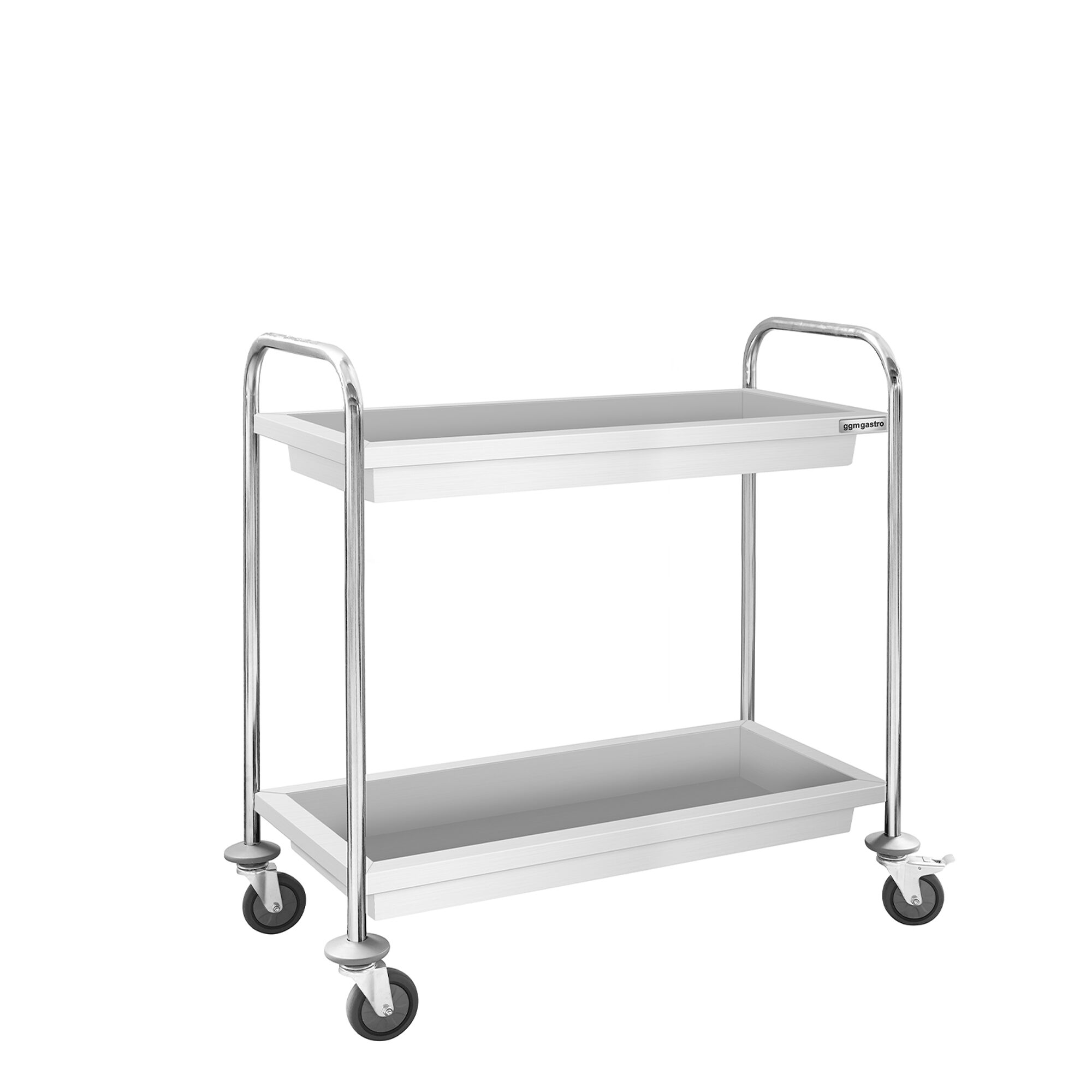 Chariot de service – 950x500 mm – avec 2 bacs
