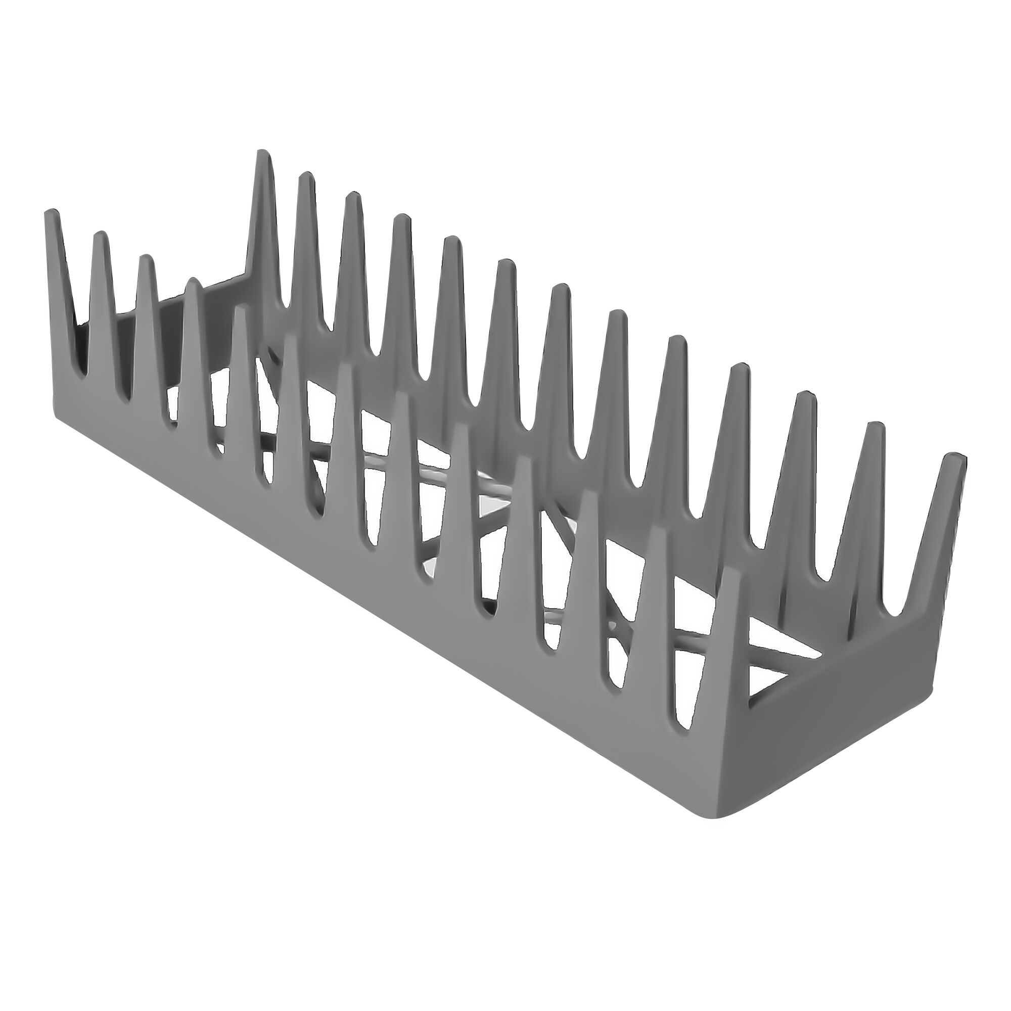 Support pour 12 Assiettes - Gris