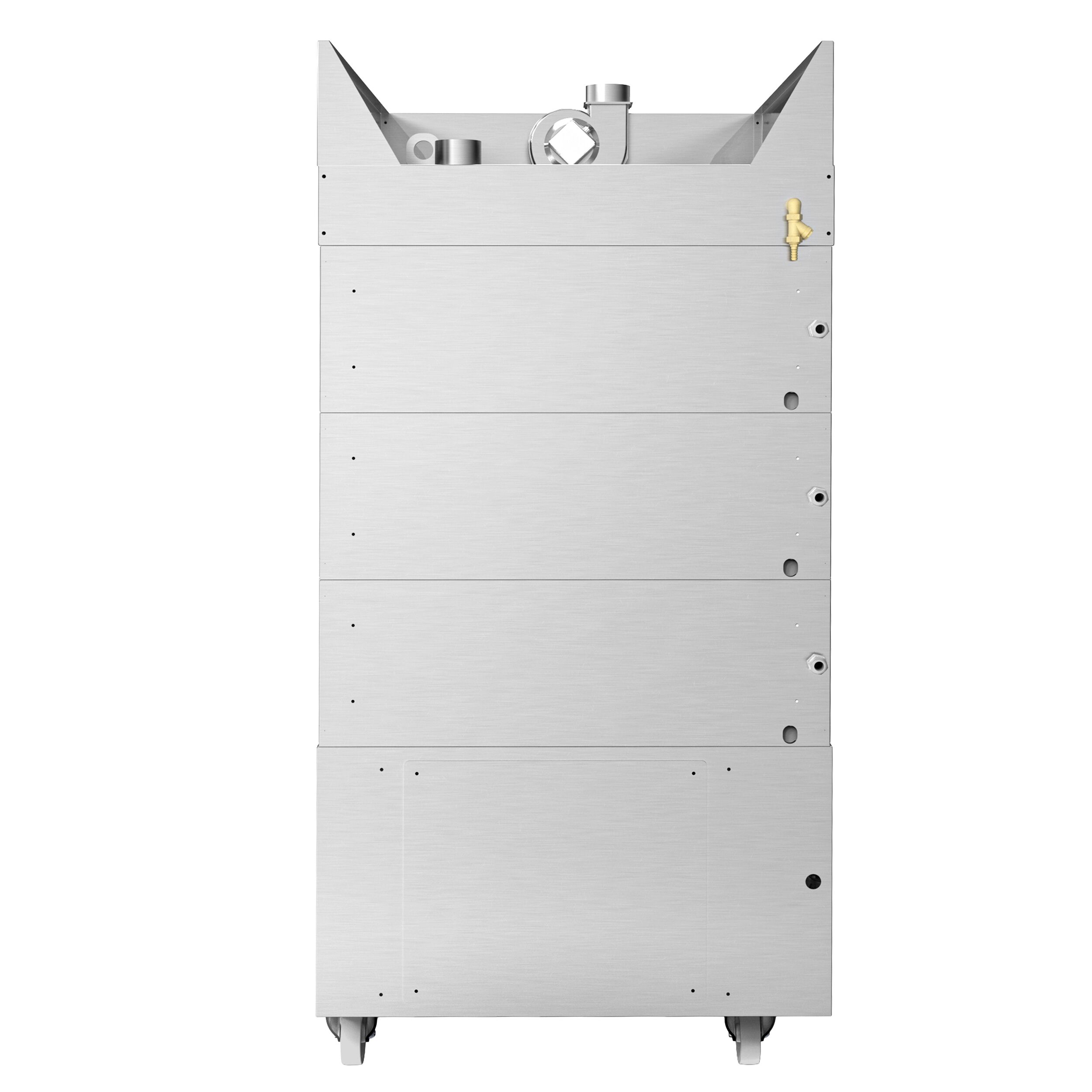 Commercial 3‑Deck Electric Bakery Deck Oven with Steam – Touch Control - Hood & Stand - EN 600×400