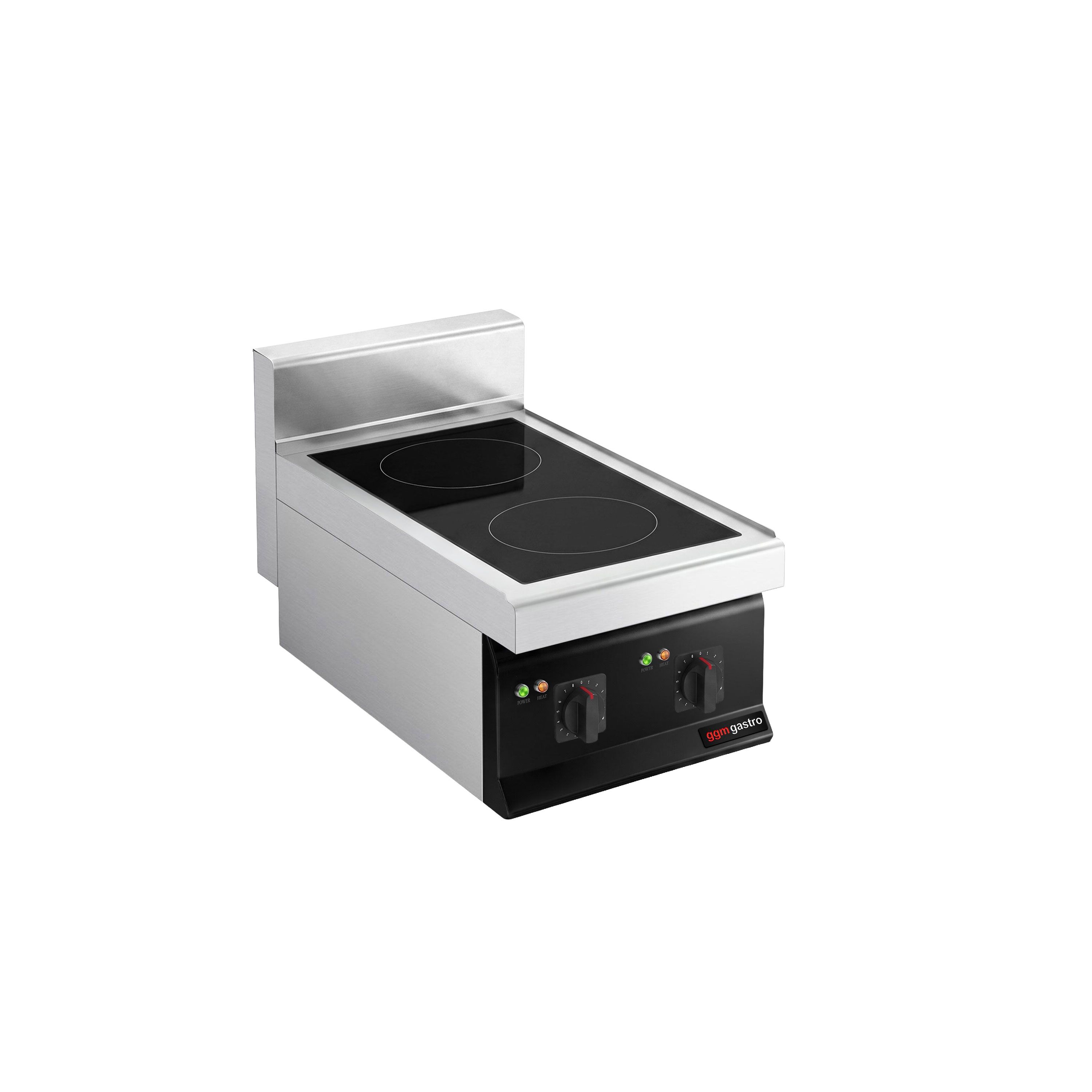 Cuisinière à induction - 7 kW - 2 plaques de cuisson