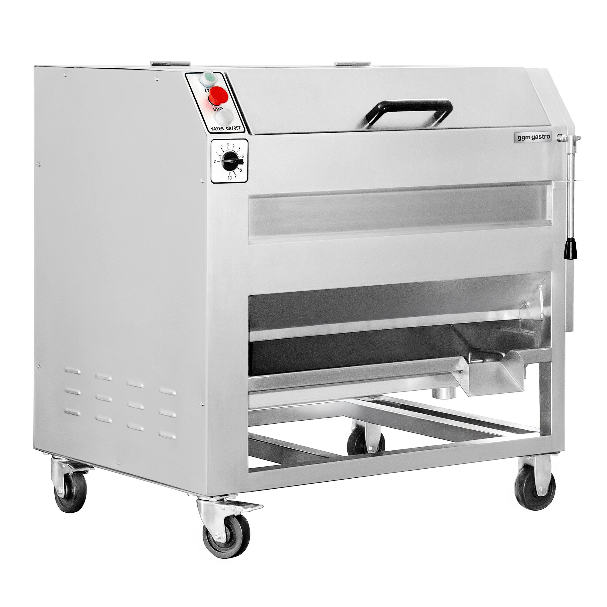 Éplucheuse à légumes professionnelle - 450kg/h - 750W - 230V - 1400rpm