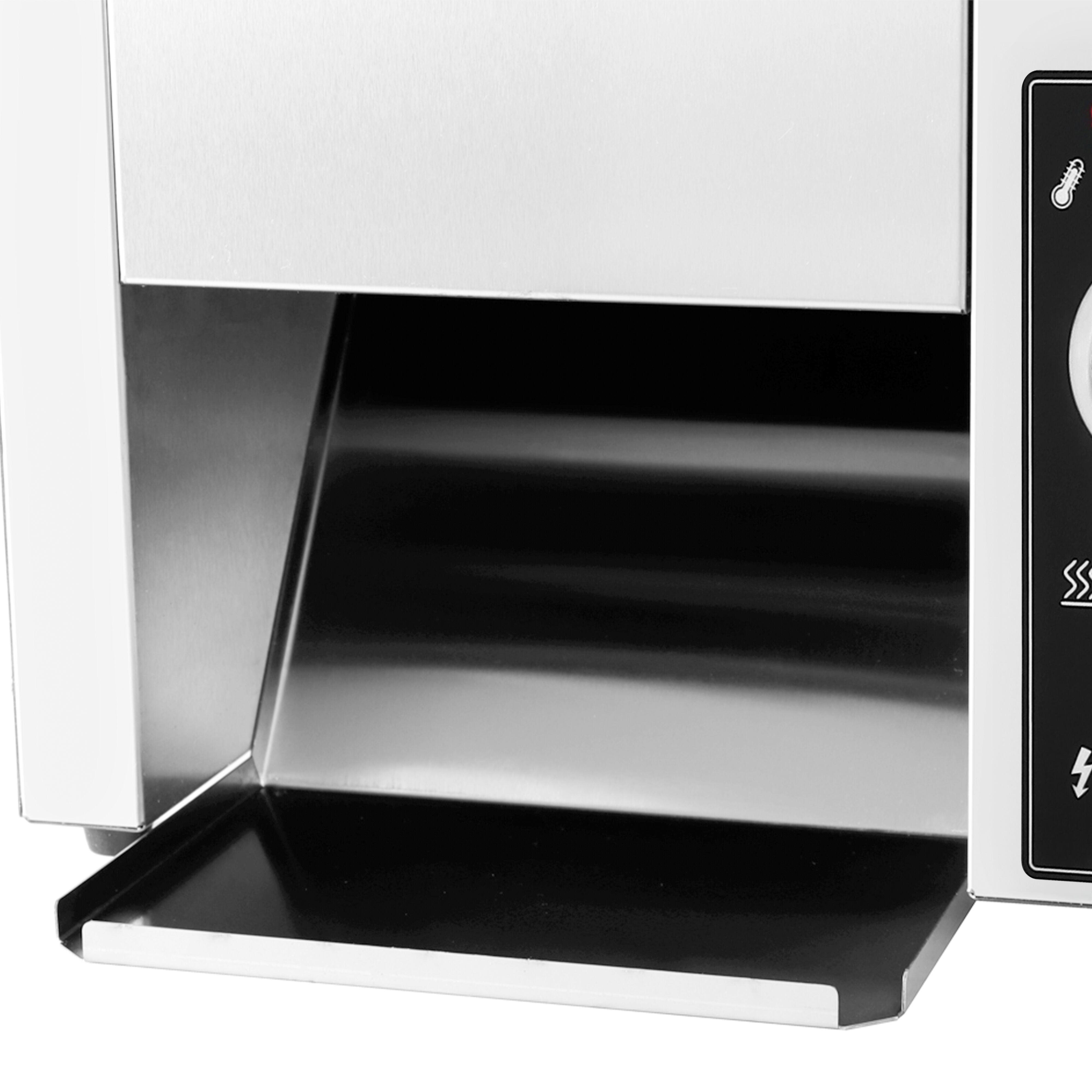 Toaster vertical - Manuel - 2 kW - pour pains à burger & hot-dog