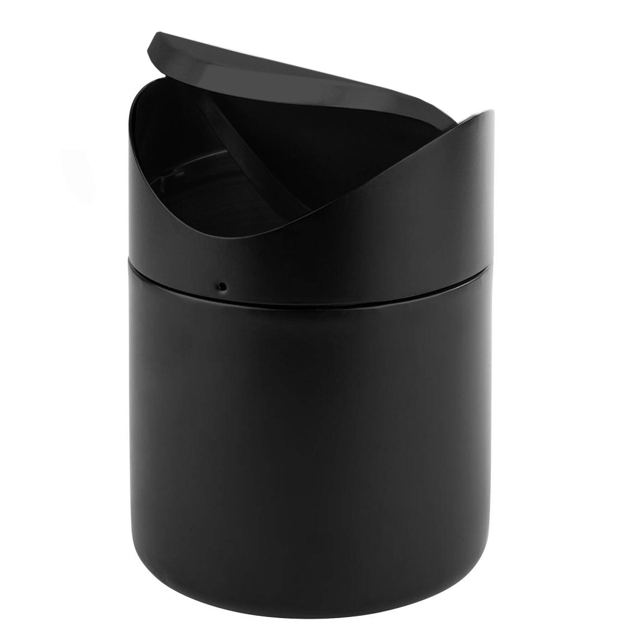 (6 pièces) Poubelle de table - inox - 1,2 litre