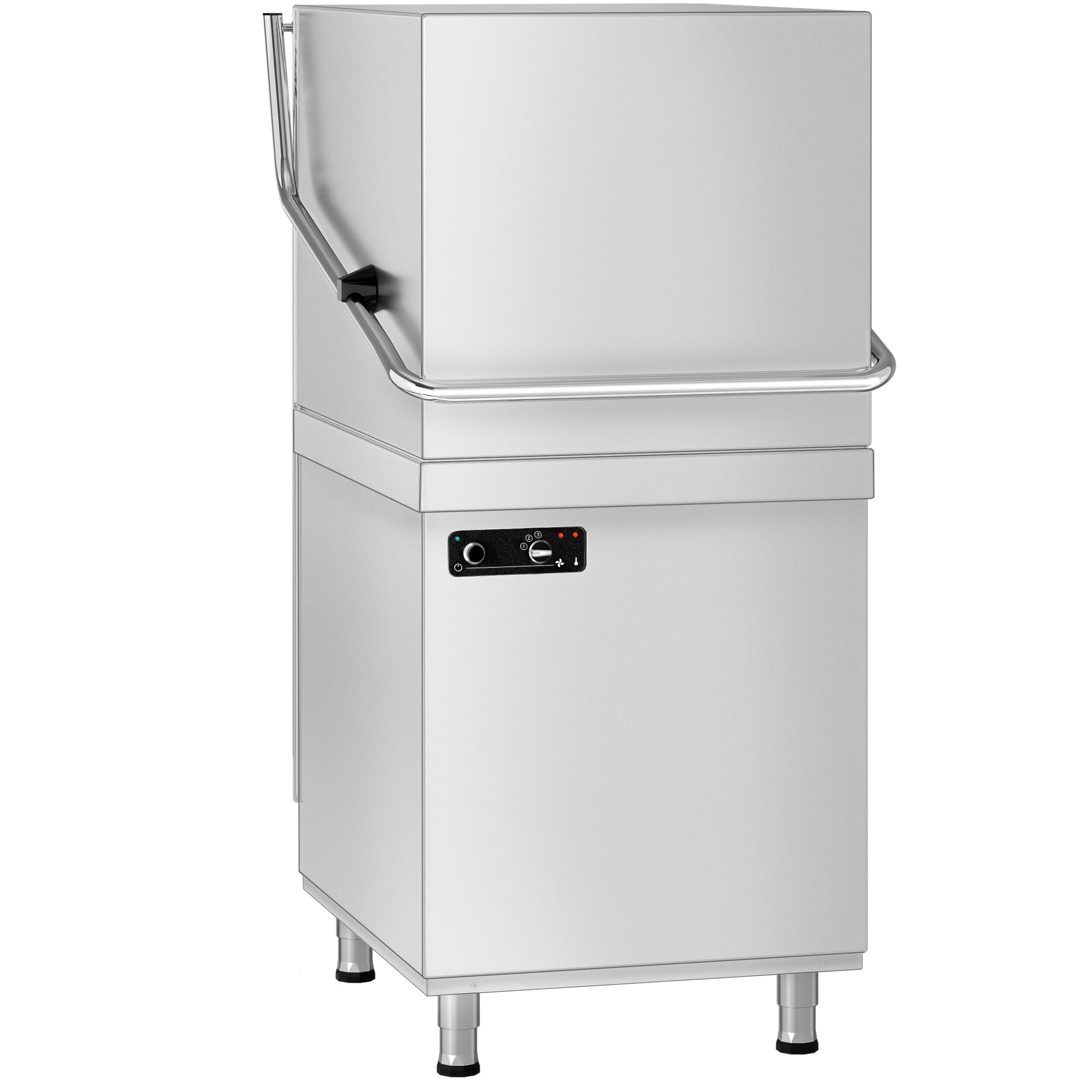 Lave-vaisselle à capot – Manuel – 6,52 kW – avec pompe de détergent, de rinçage et de vidange