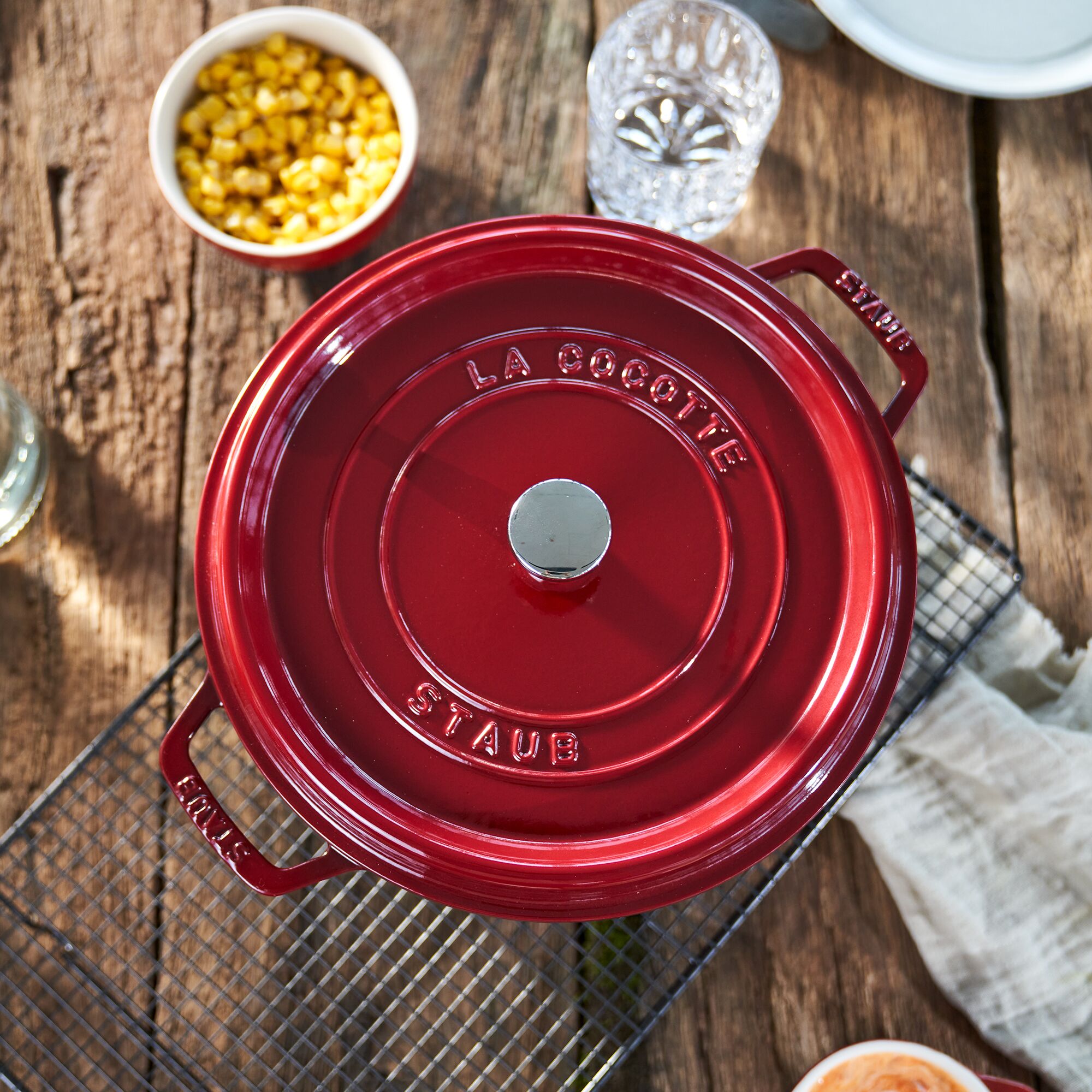 STAUB | LA COCOTTE - Cocotte - Ø 220mm - Gusseisen - Bordeaux