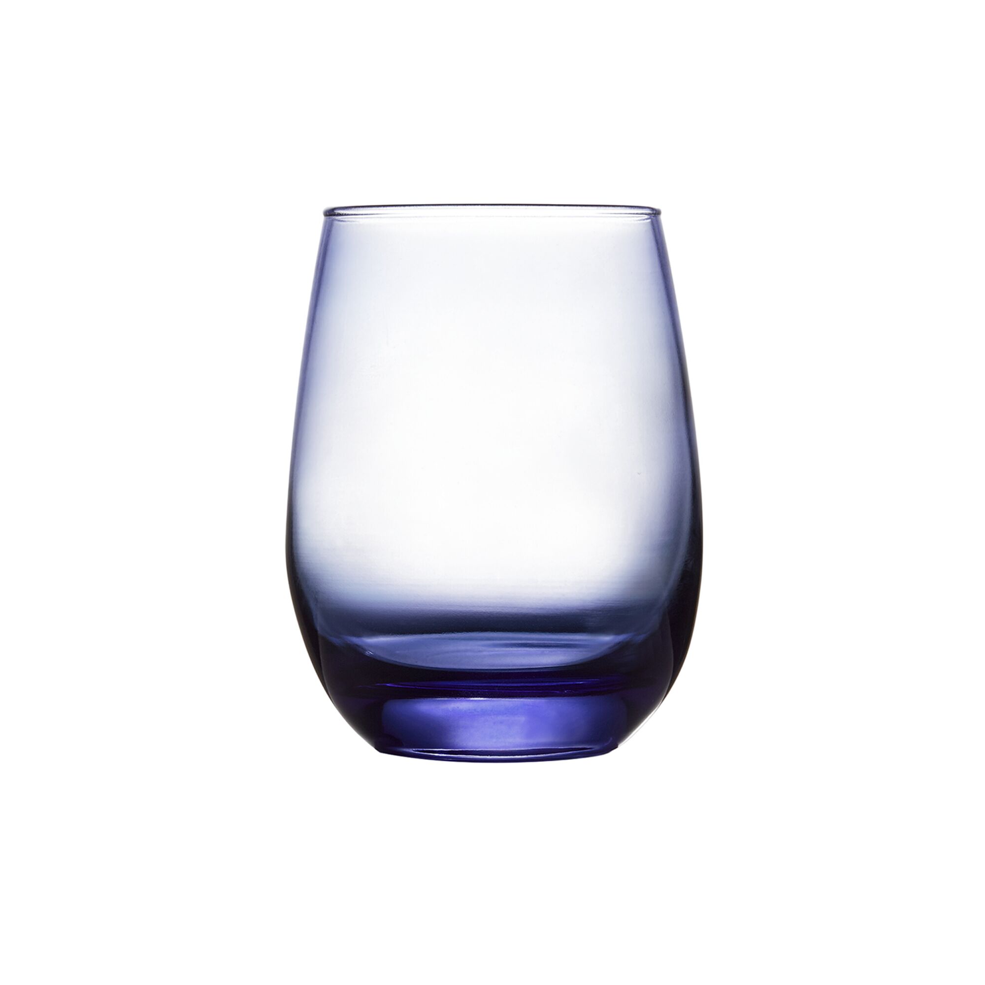 (12 pièces) LIBBEY | STEMLESS - Verre à vin sans pied - 451 ml - Bleu