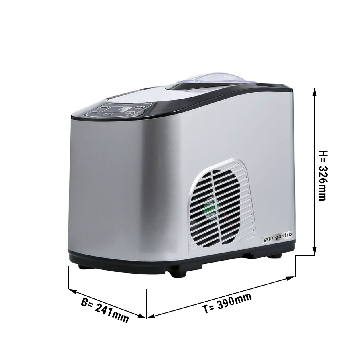 Eismaschine - 1,5 Liter/h - 140 Watt - Tischgerät