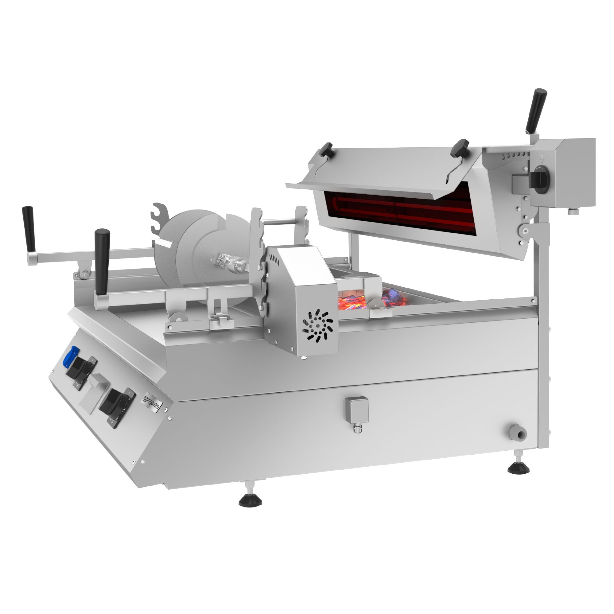 Elektro Cag Kebab Maschine - 9,8kW - max. 85 kg - horizontal - Tischgerät