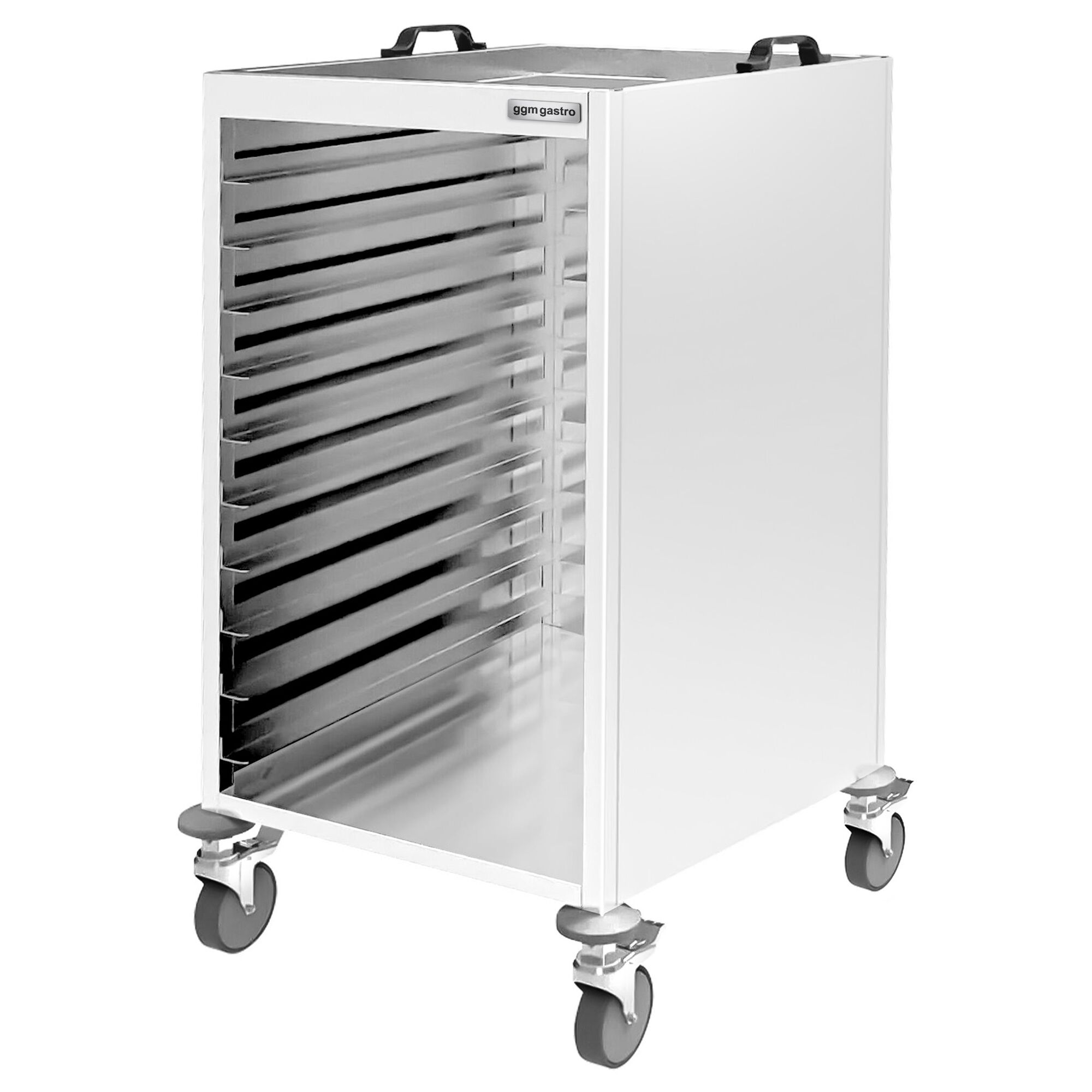 Chariot à plateaux – pour 18 plateaux EN 530 × 370