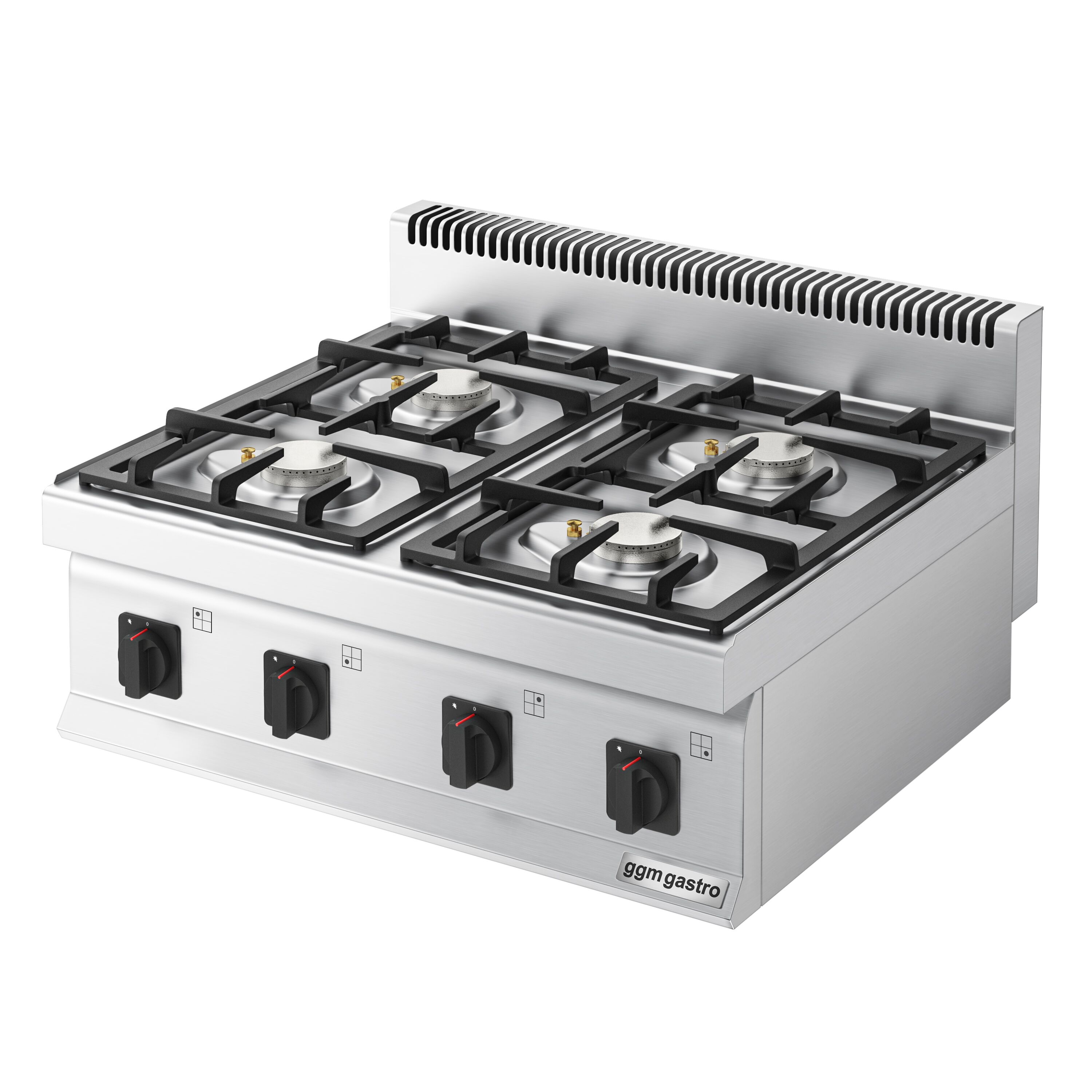 Fourneau à gaz – 14 kW – 4 brûleurs