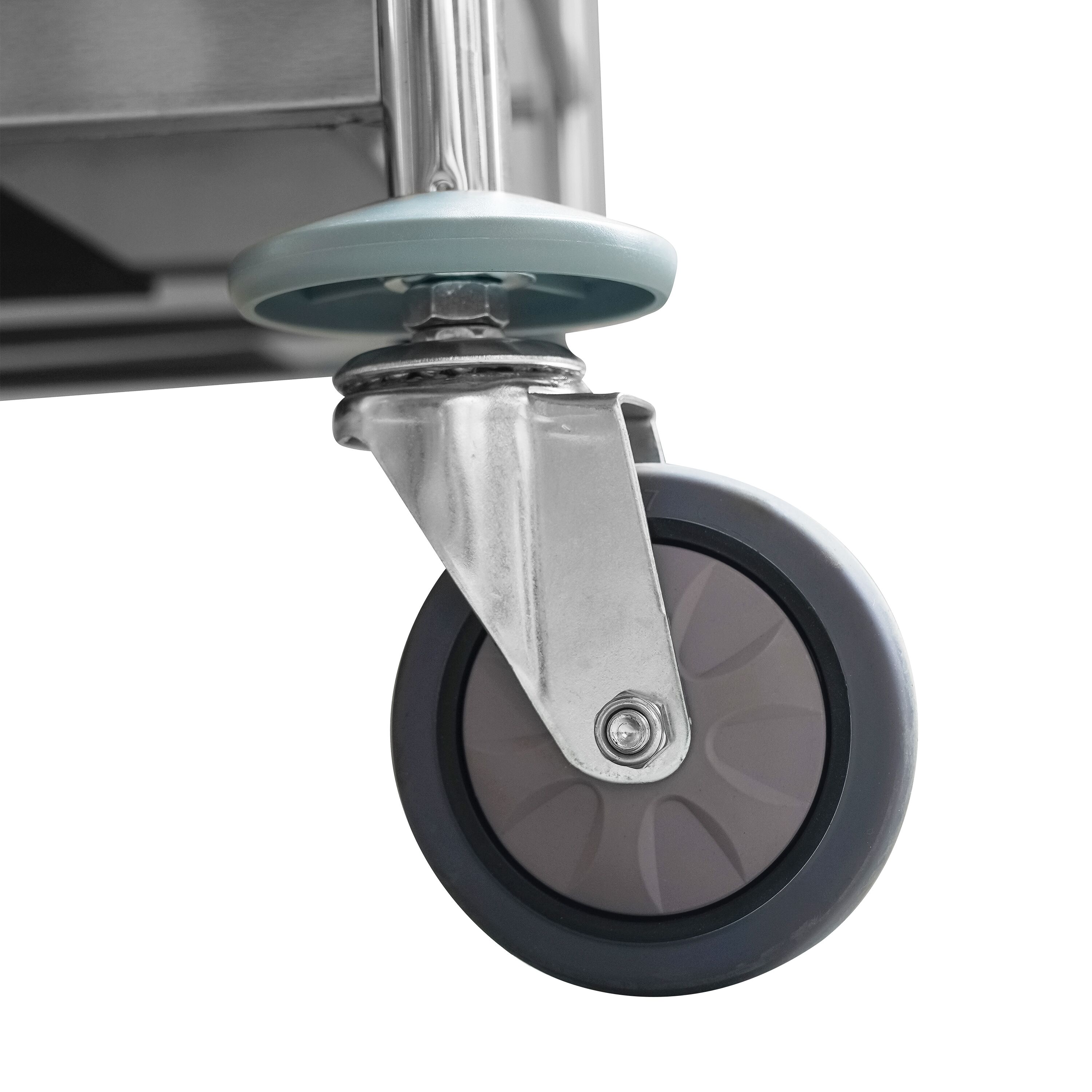 Chariot de service – 705x405 mm – avec 2 surfaces de rangement & renfort