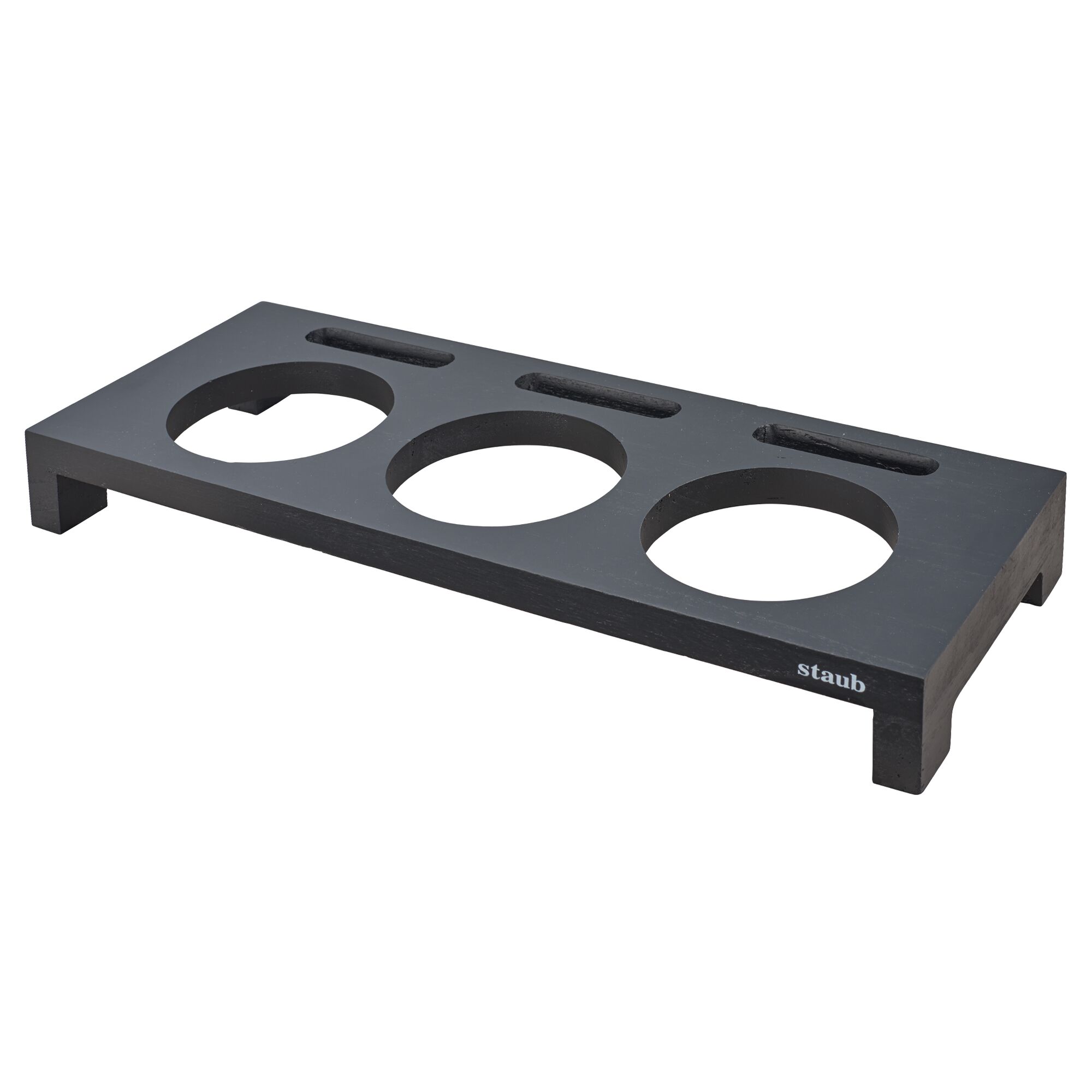 STAUB | Fiberwood Serving Board – 420x160 mm - Black - For Mini Cocottes