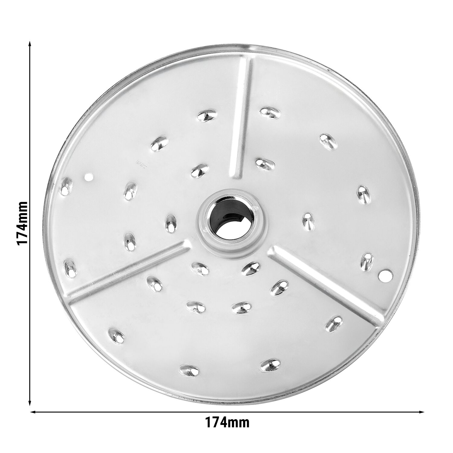 Disque à râpe pour coupe-légumes - Rond - 3mm - Ø 174mm - compatible avec GEA4, GEA4K