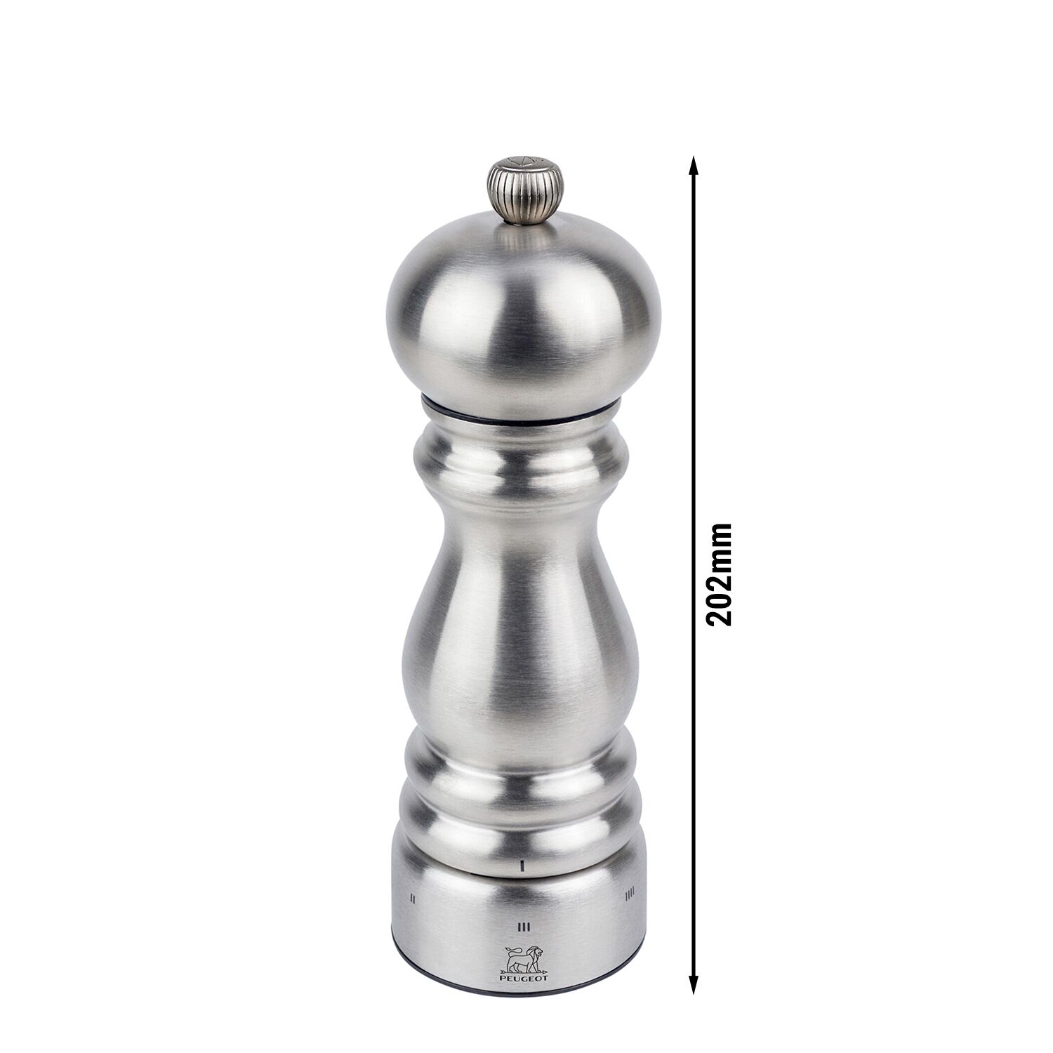 (6 pièces) PEUGEOT | PARIS CHEF – Moulin à sel – u’Select – Inox – Hauteur : 180 mm