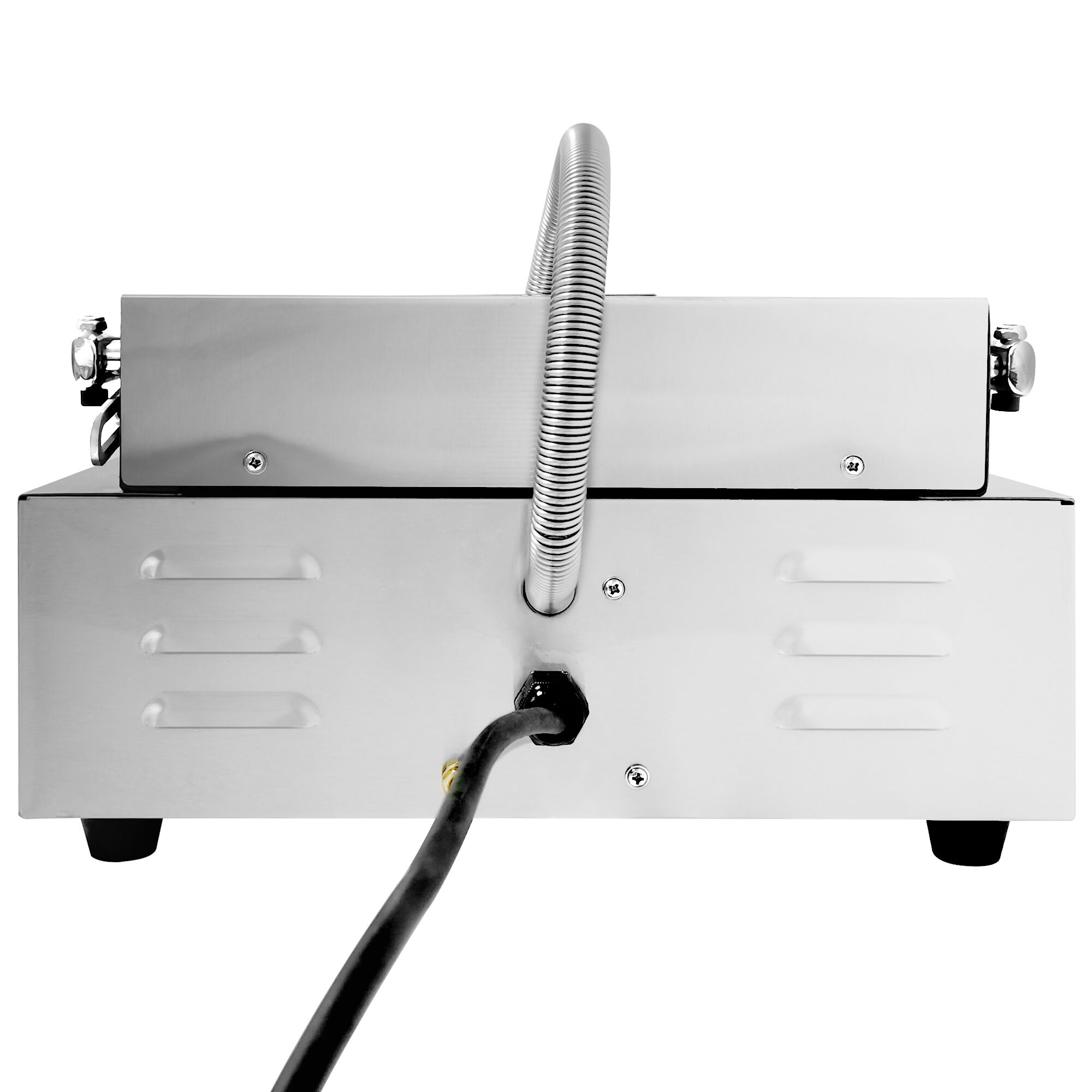 Presse à Panini / Gril de contact - 2kW - Plaques rainurées - Surface de cuisson : 270x255mm