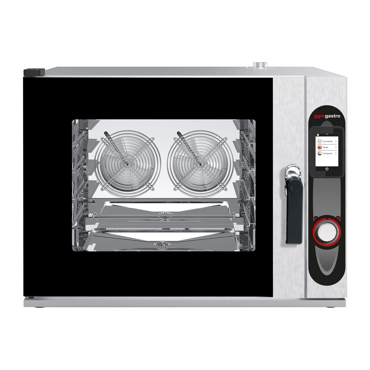 Bakery-Electric Commercial Combi Oven - Touchscreen Controls - 4x EN 600x400 - incl. Automatic washing system