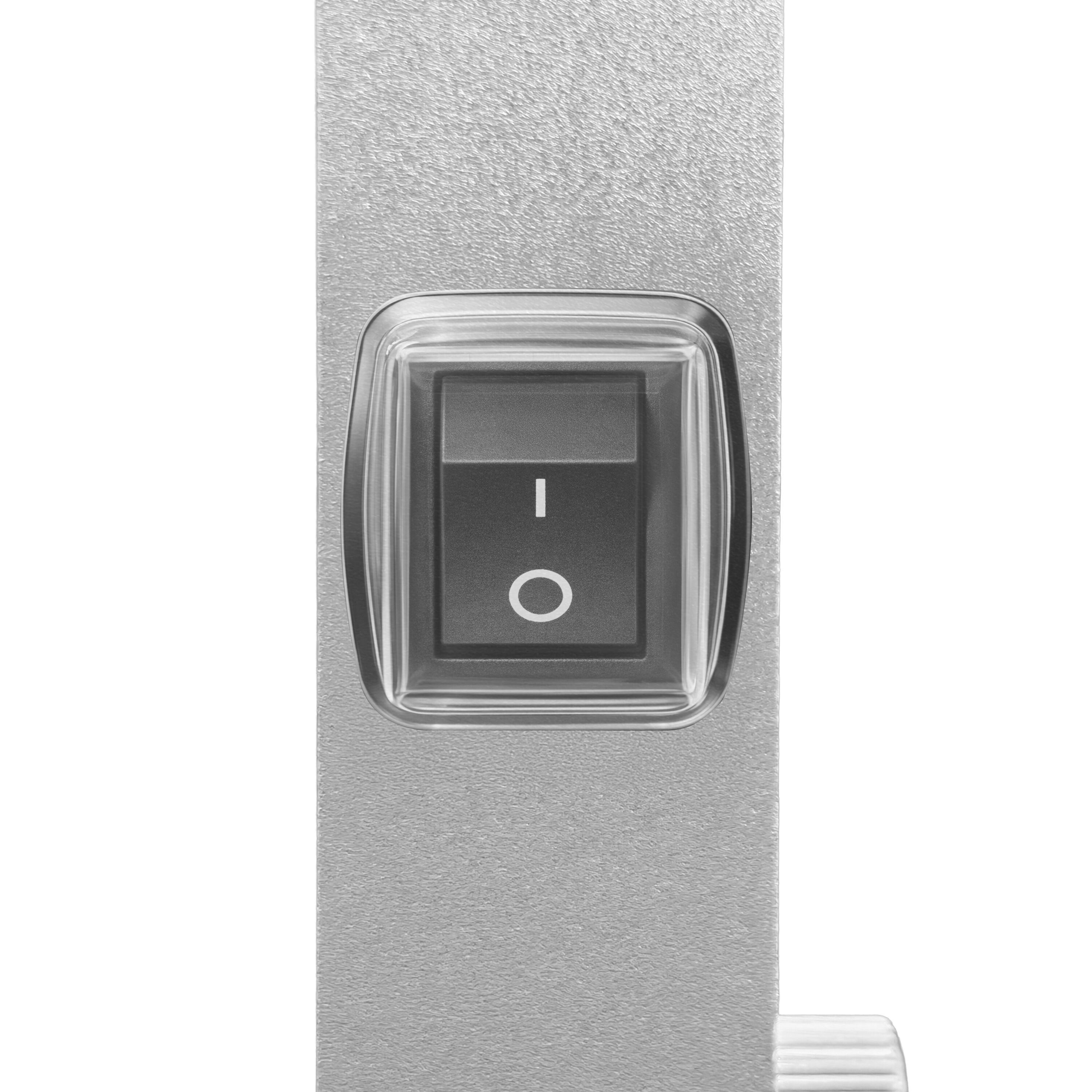 Värmebrygga infraröd med 3 värmelampor - 750 W - kantig - höjdjusterbar - aluminium