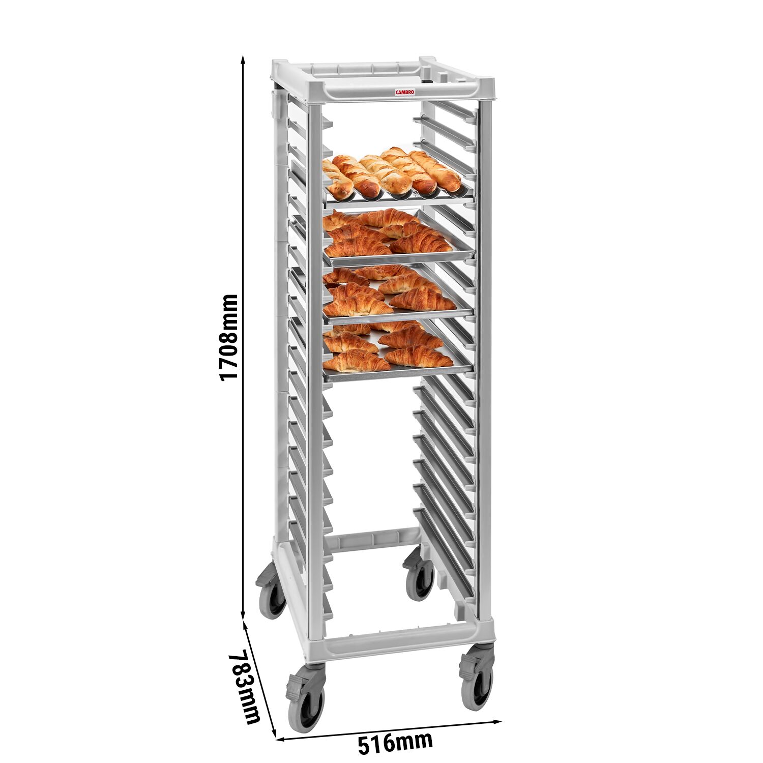 CAMBRO | Chariot à pâtisserie - pour 18x EN 600x400